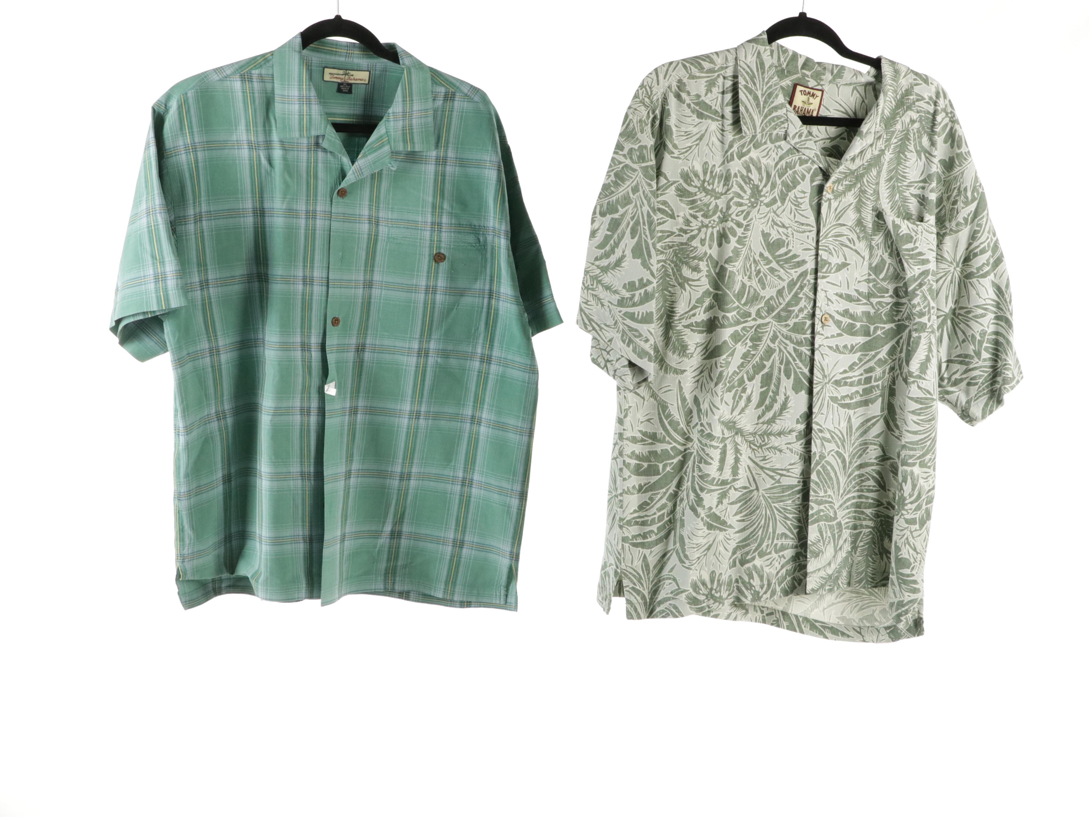 Men's Tommy Bahama Polo Shirt & Short Sleeve Button-Up Shirts in Linen and Silk