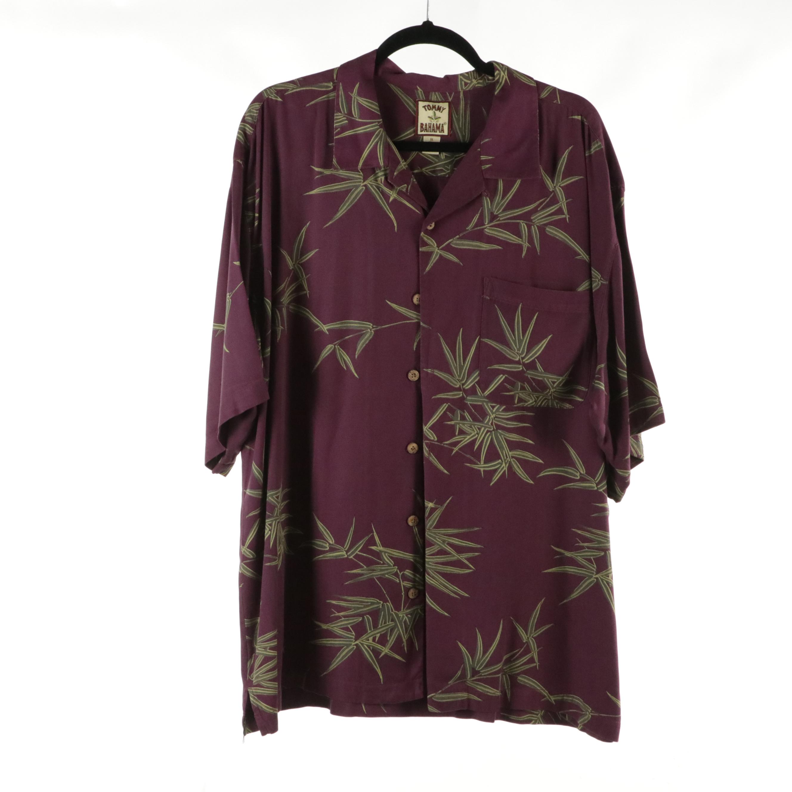 Men's Tommy Bahama Polo Shirt & Short Sleeve Button-Up Shirts in Linen and Silk