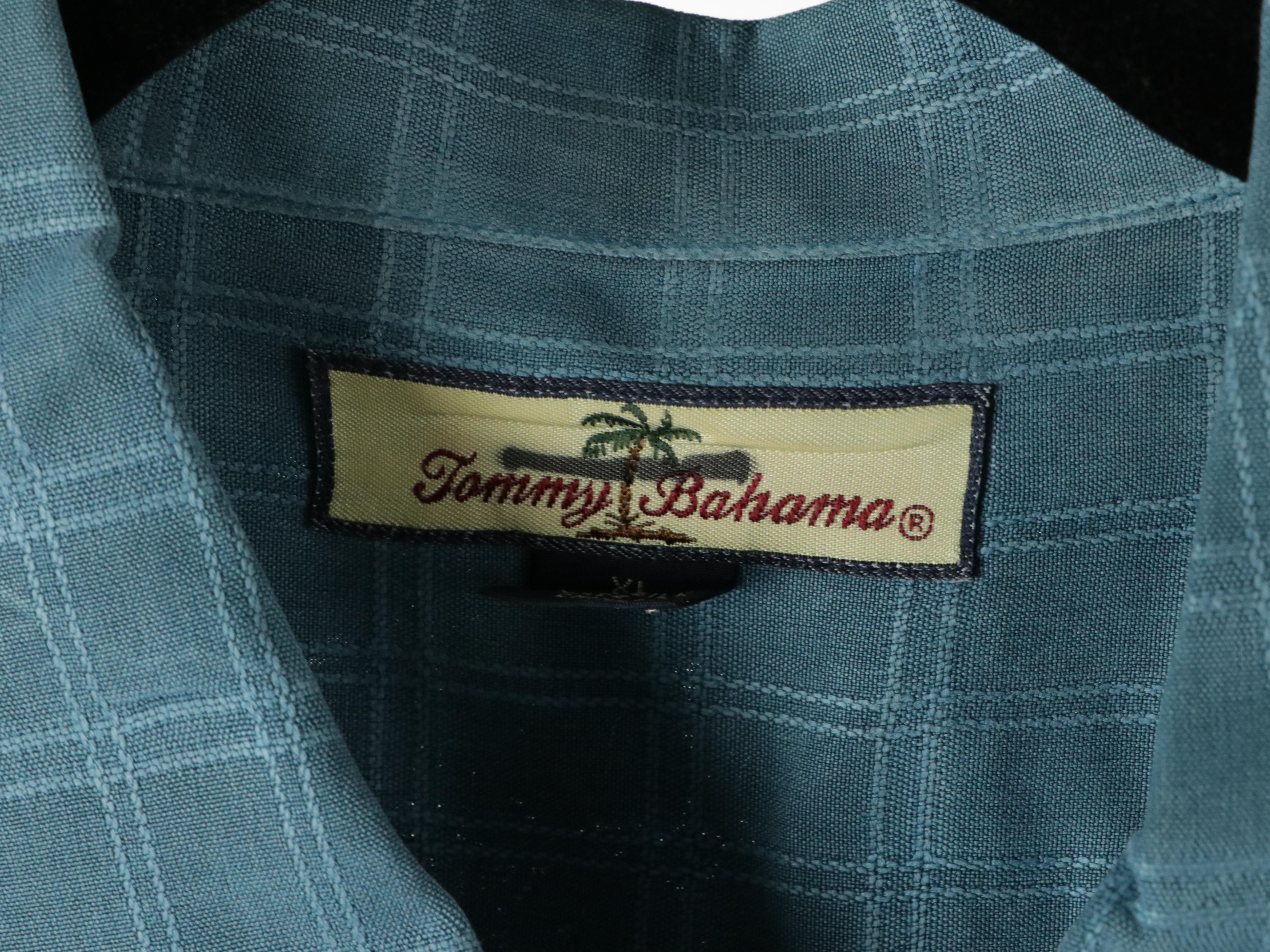 Men's Tommy Bahama Polo Shirt & Short Sleeve Button-Up Shirts in Linen and Silk