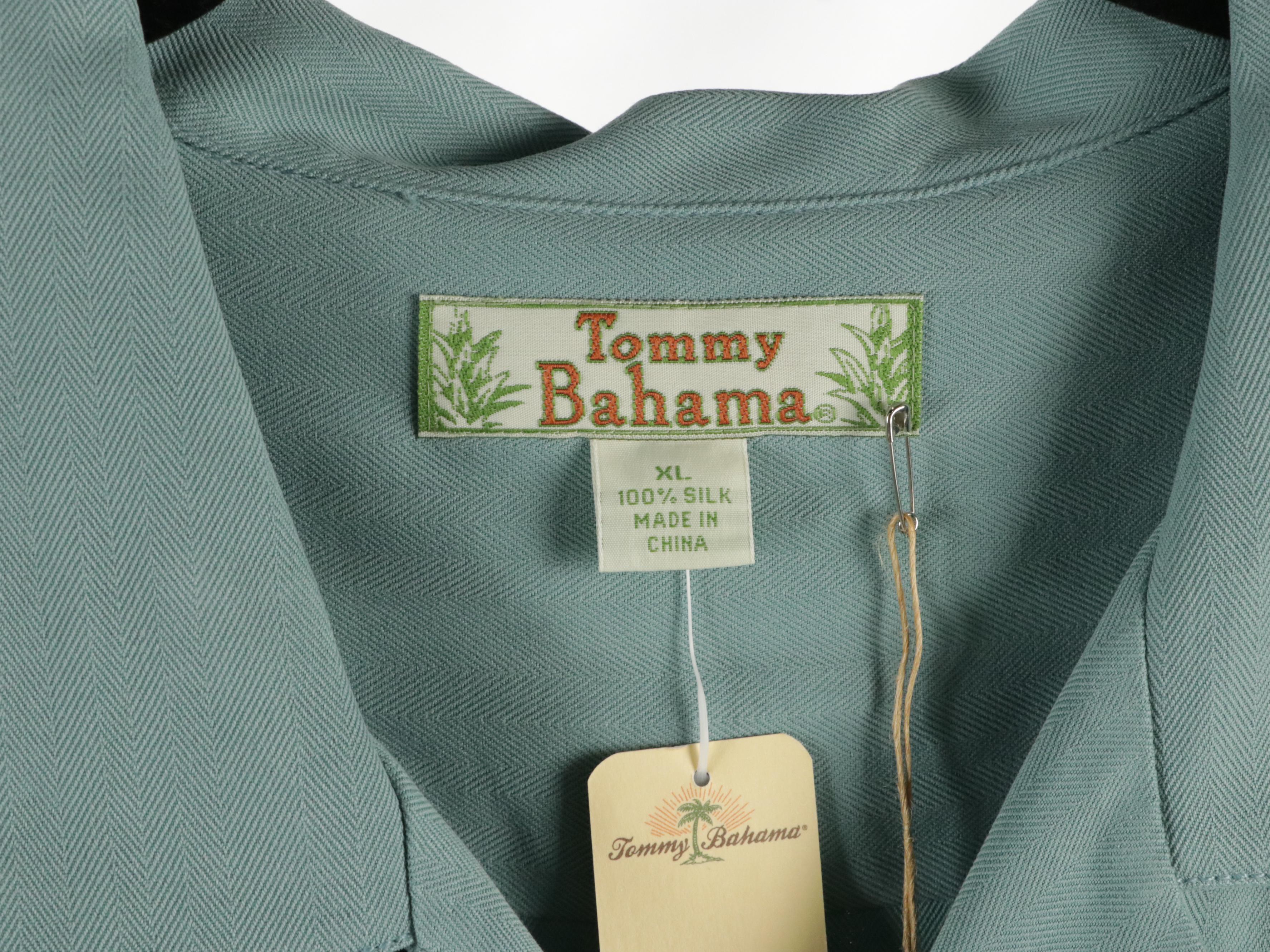 Men's Tommy Bahama Polo Shirt & Short Sleeve Button-Up Shirts in Linen and Silk