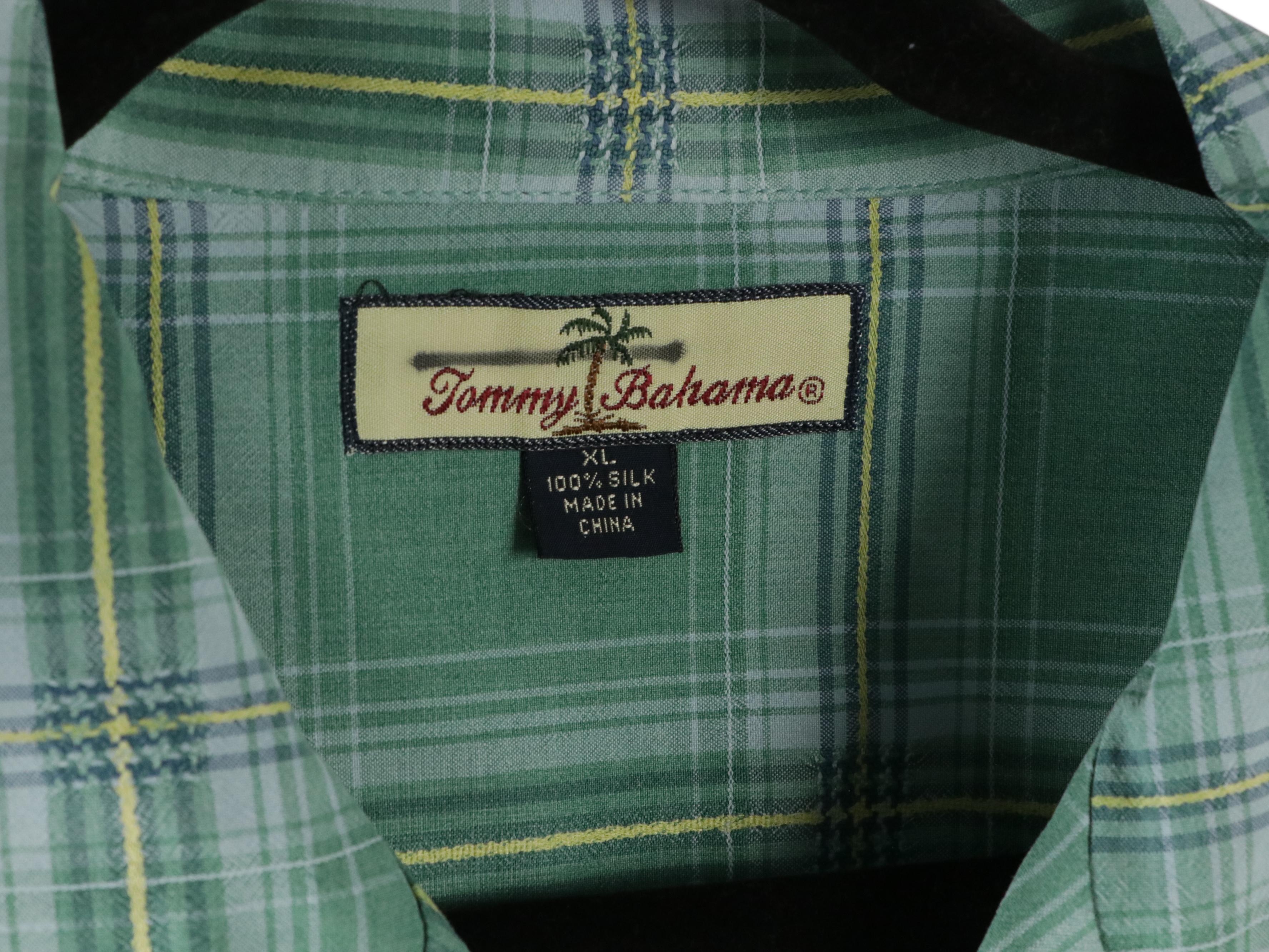 Men's Tommy Bahama Polo Shirt & Short Sleeve Button-Up Shirts in Linen and Silk