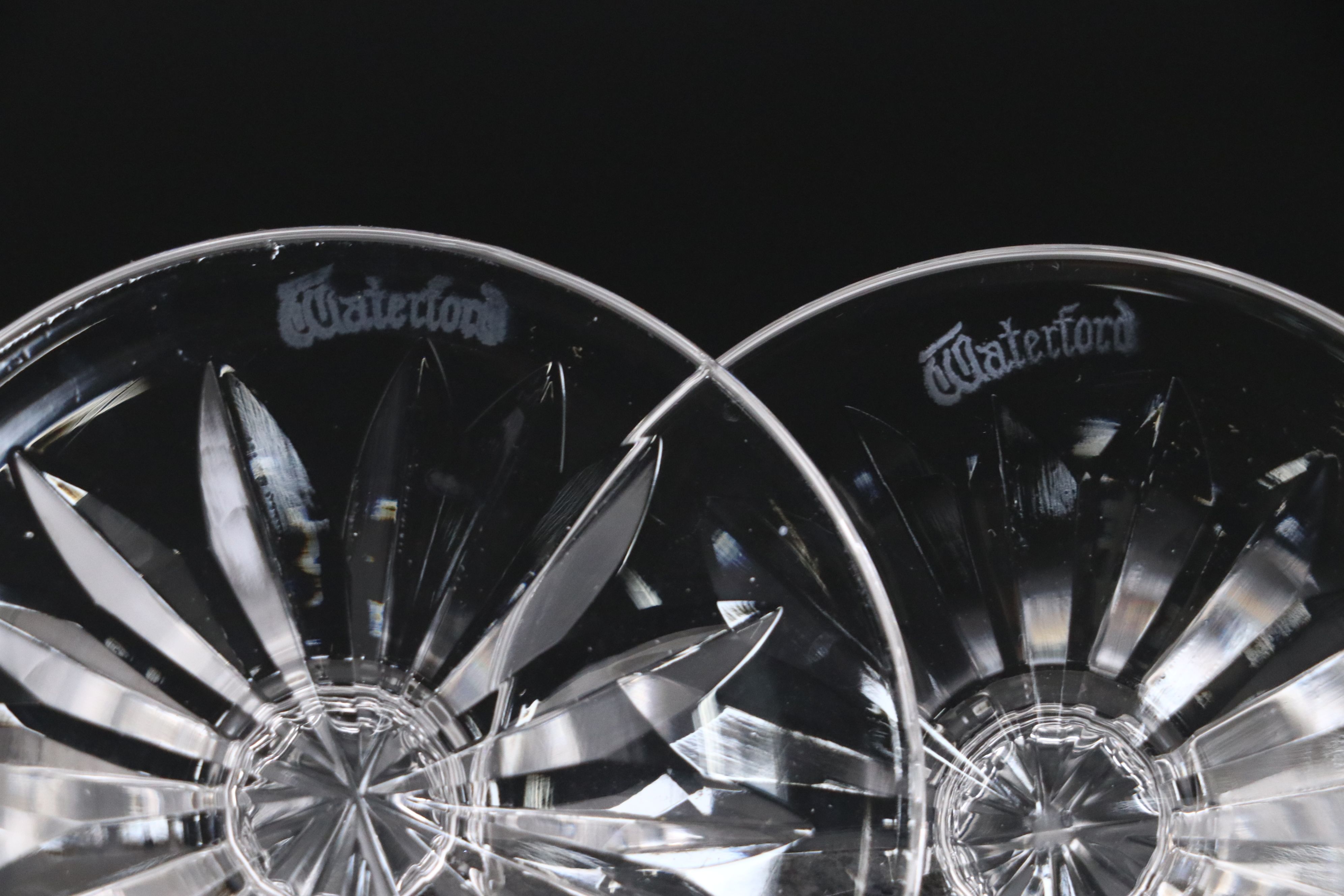 Waterford Crystal "Lismore" Claret Wine Glasses