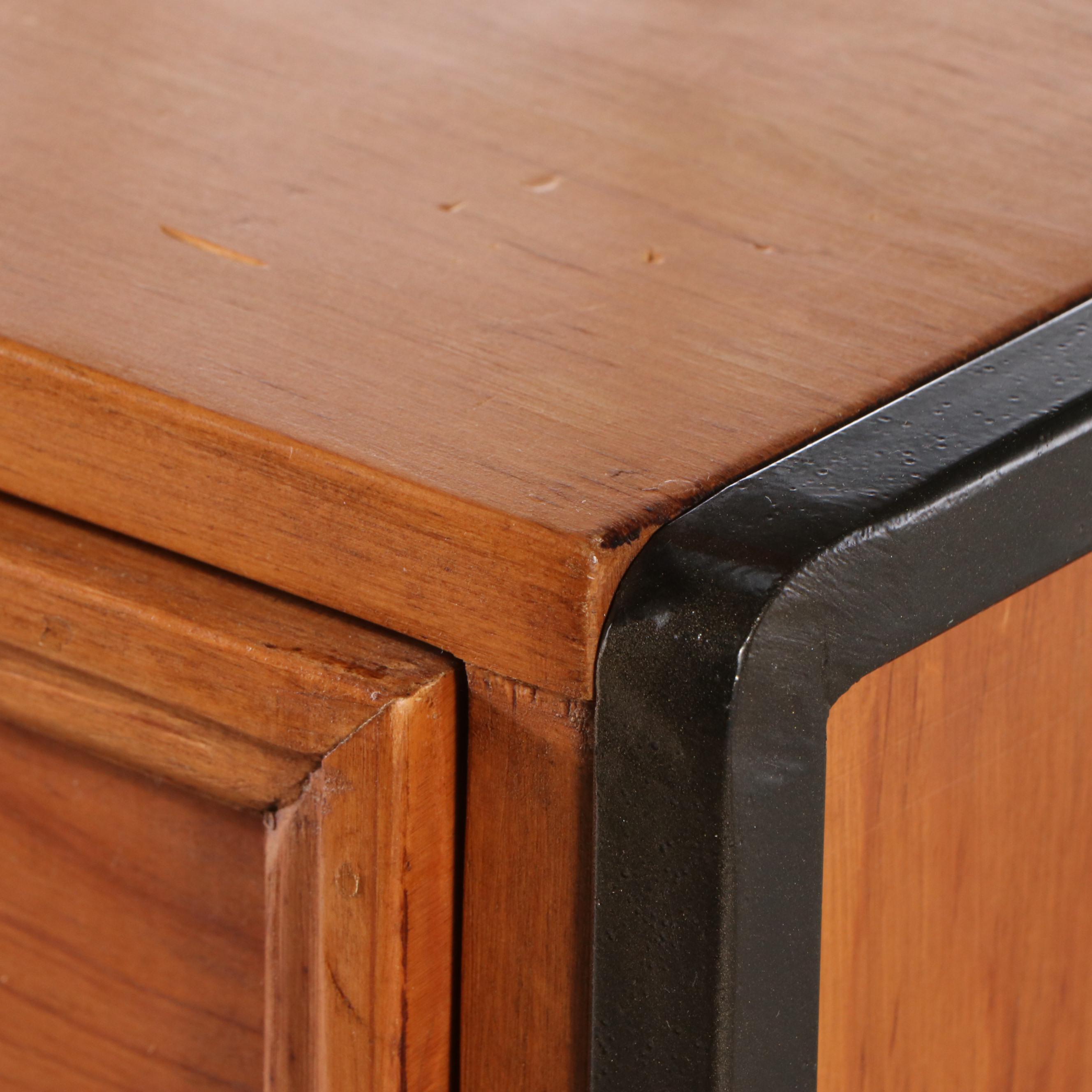 Wrought Iron Baker's Rack with Wood  Shelves