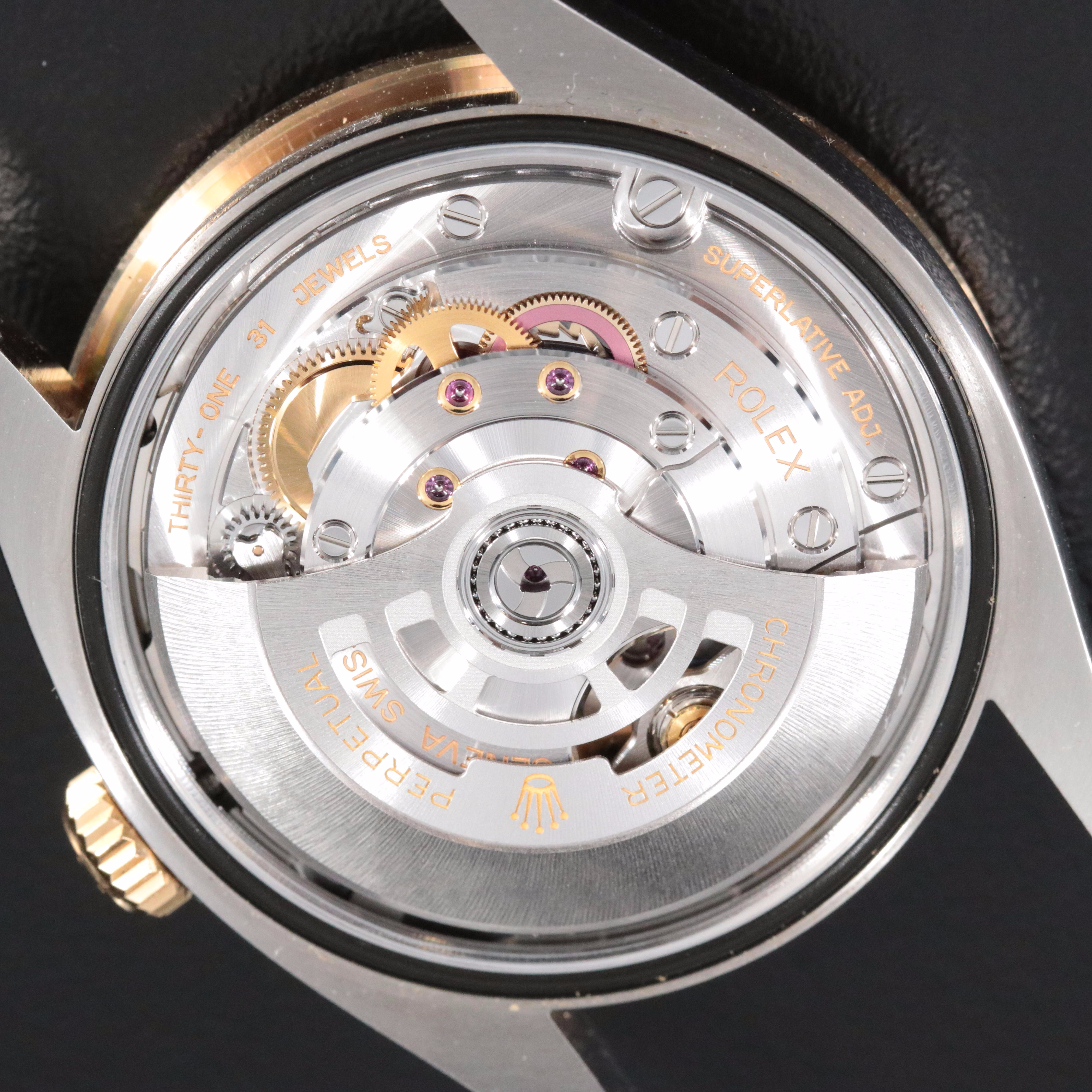 Rolex Datejust 36 Factory Diamonds Palm Motif Model 126283 Watch