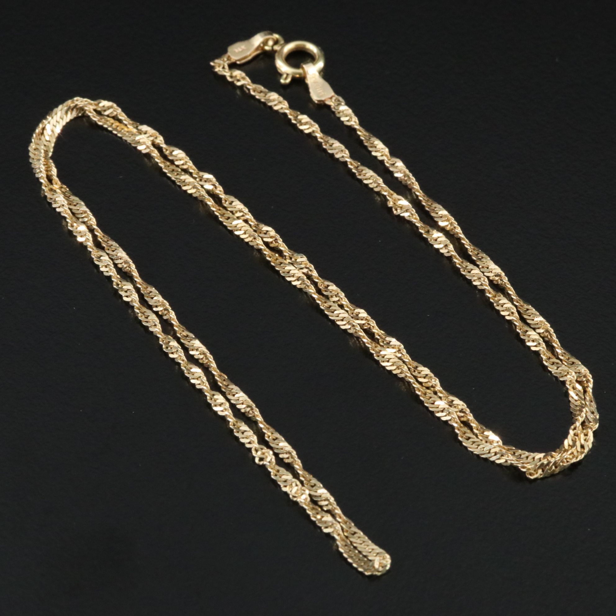 14K Fancy Chain Necklace