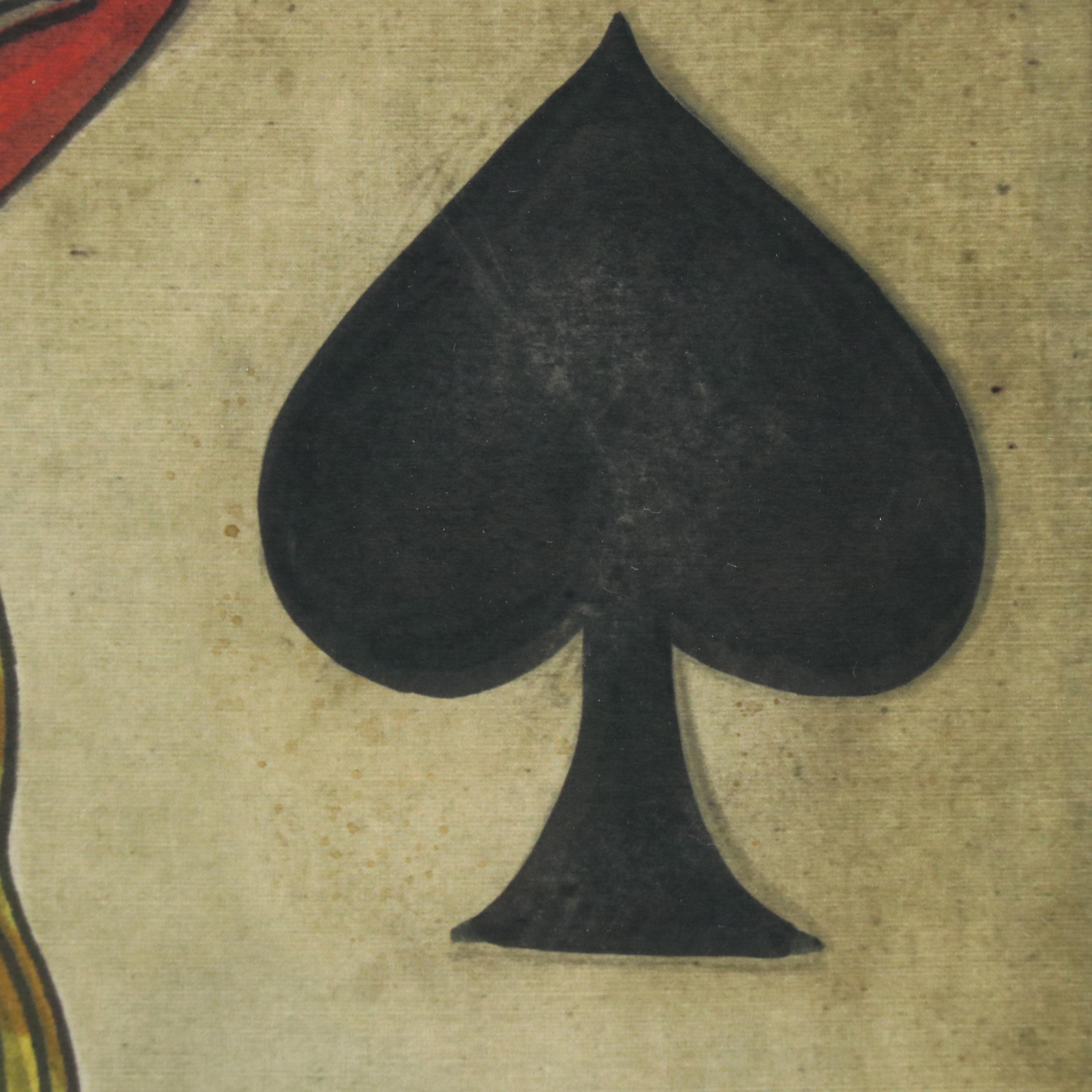 Playing Card Giclées of the King and Queen of Spades