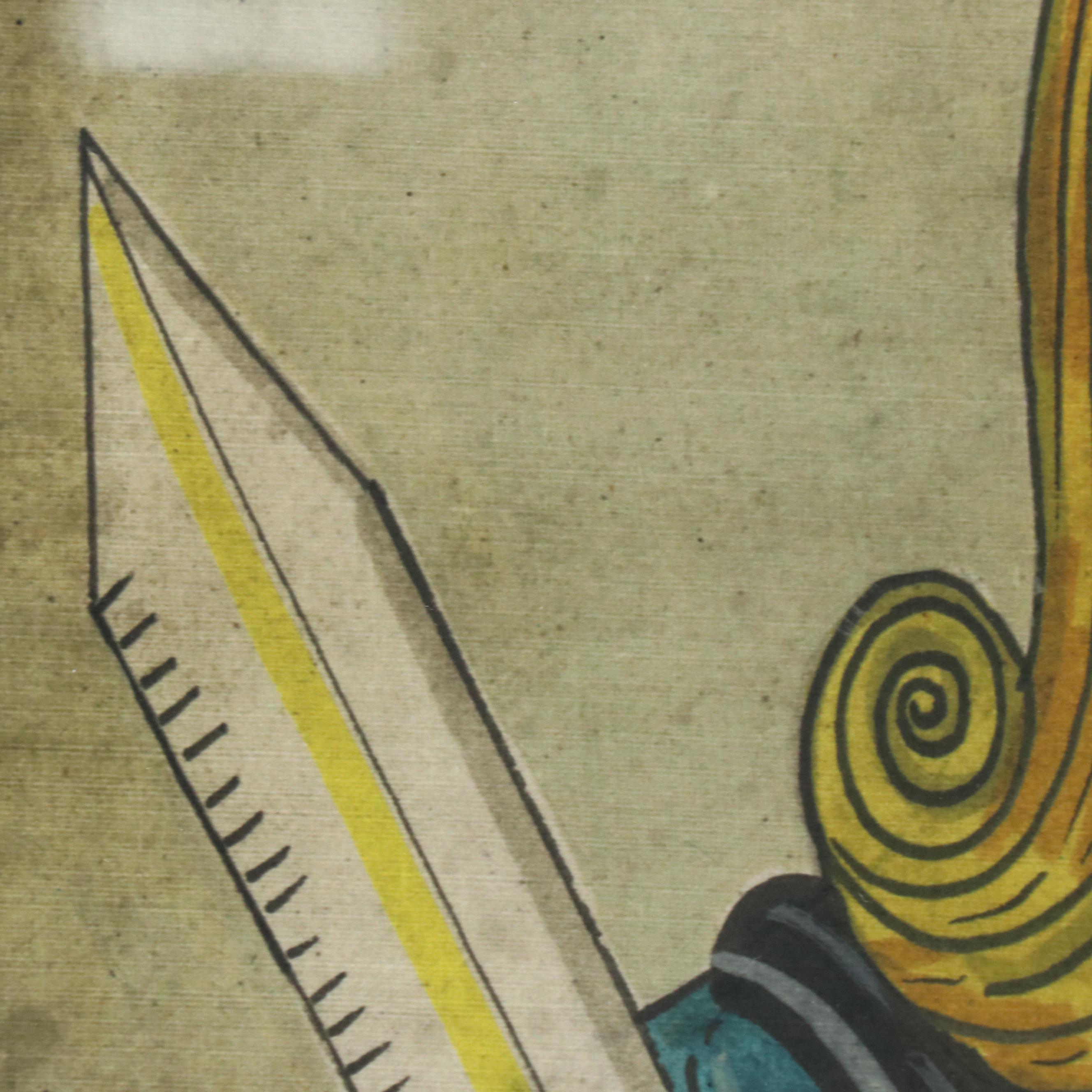 Playing Card Giclées of the King and Queen of Spades