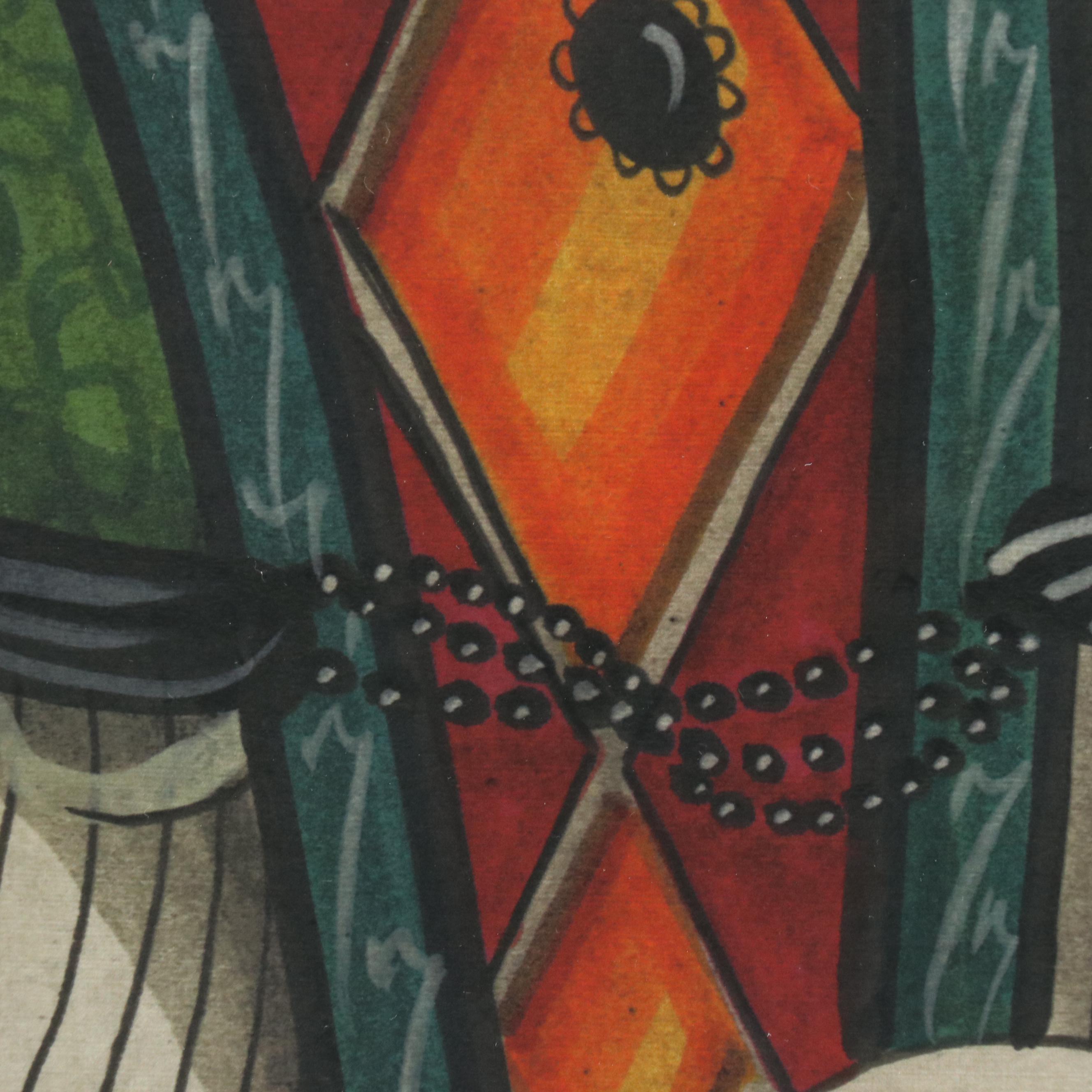 Playing Card Giclées of the King and Queen of Spades