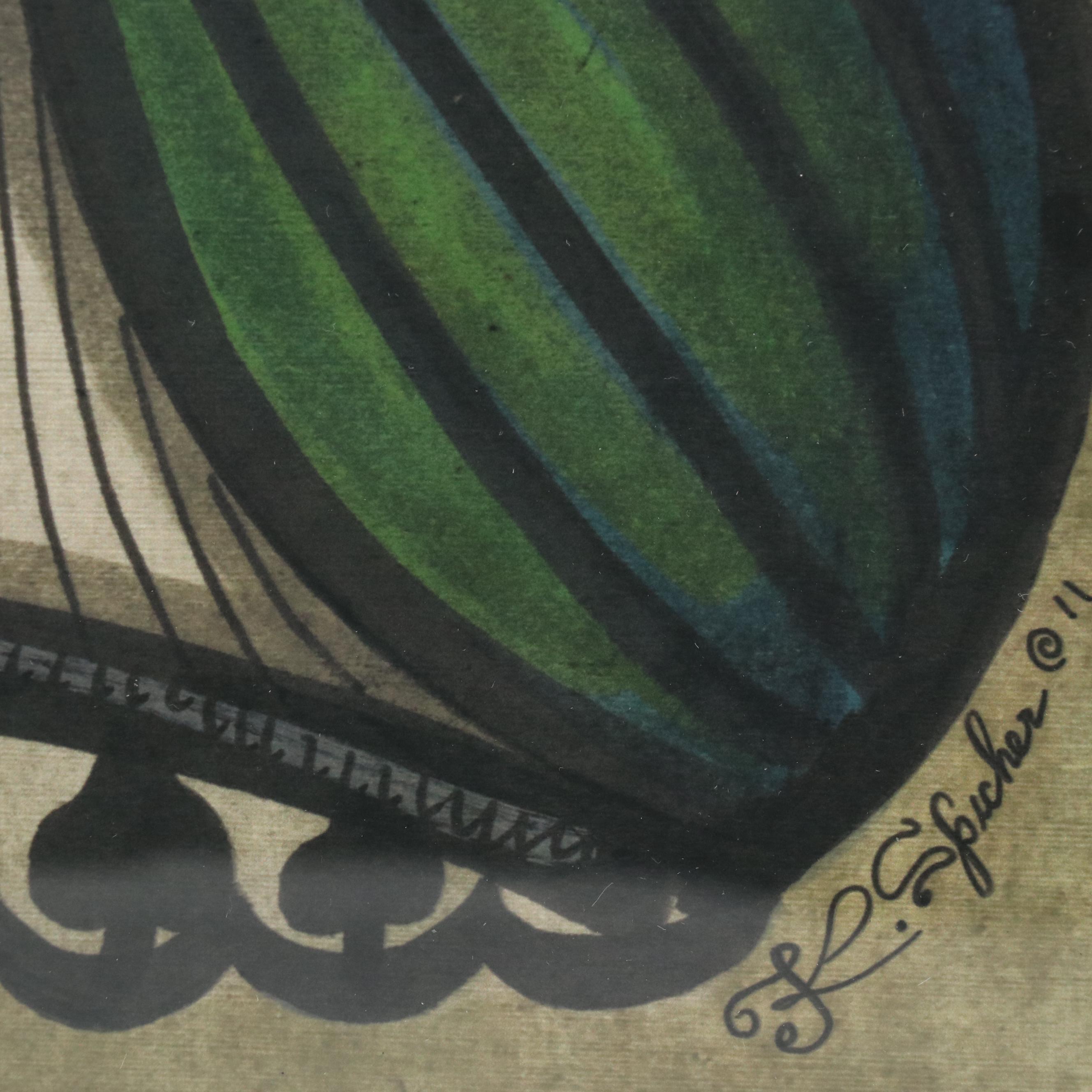 Playing Card Giclées of the King and Queen of Spades