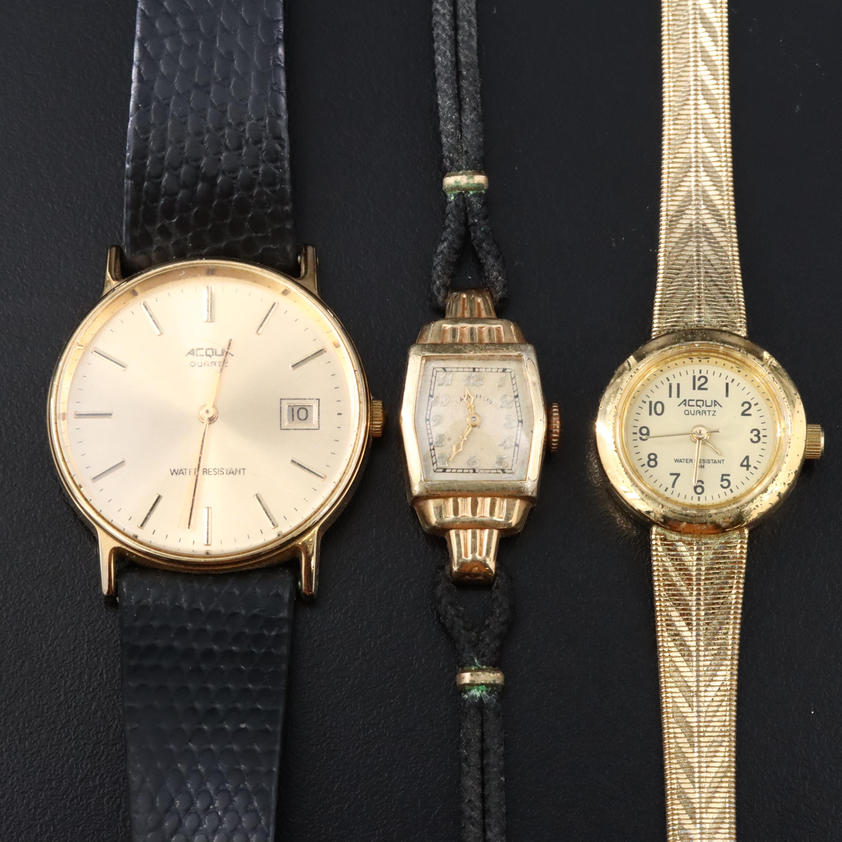 Lady Elgin, ACQUA and Milan Quartz and Stem Wind Watch Collection