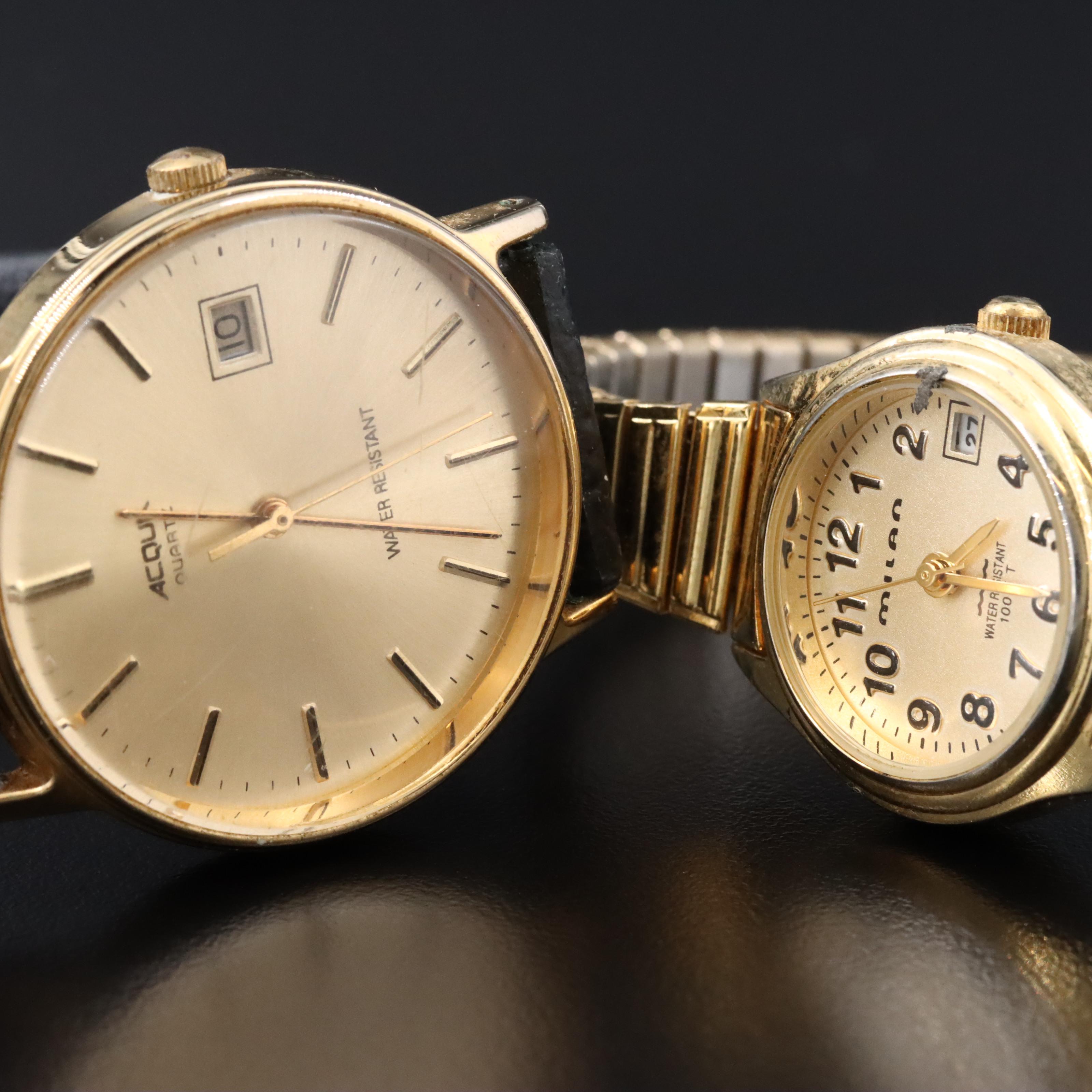 Lady Elgin, ACQUA and Milan Quartz and Stem Wind Watch Collection
