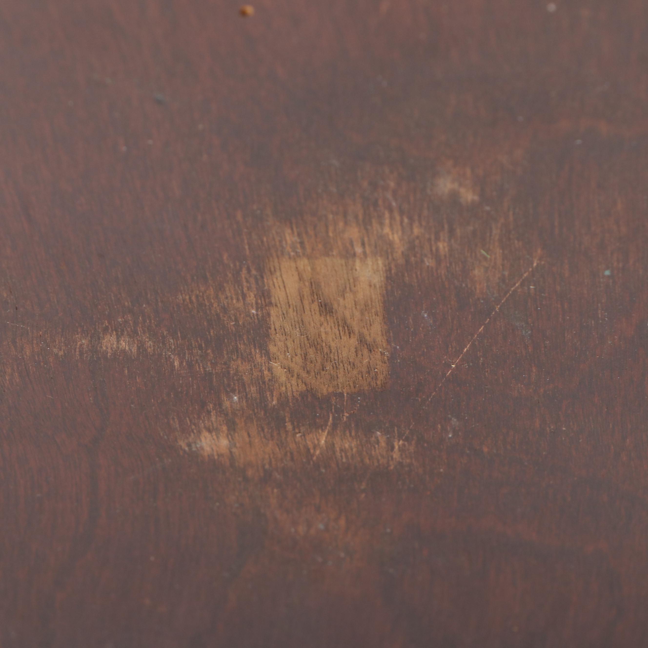 Arts and Crafts Style Hammered Copper Floral Box with Paperweight