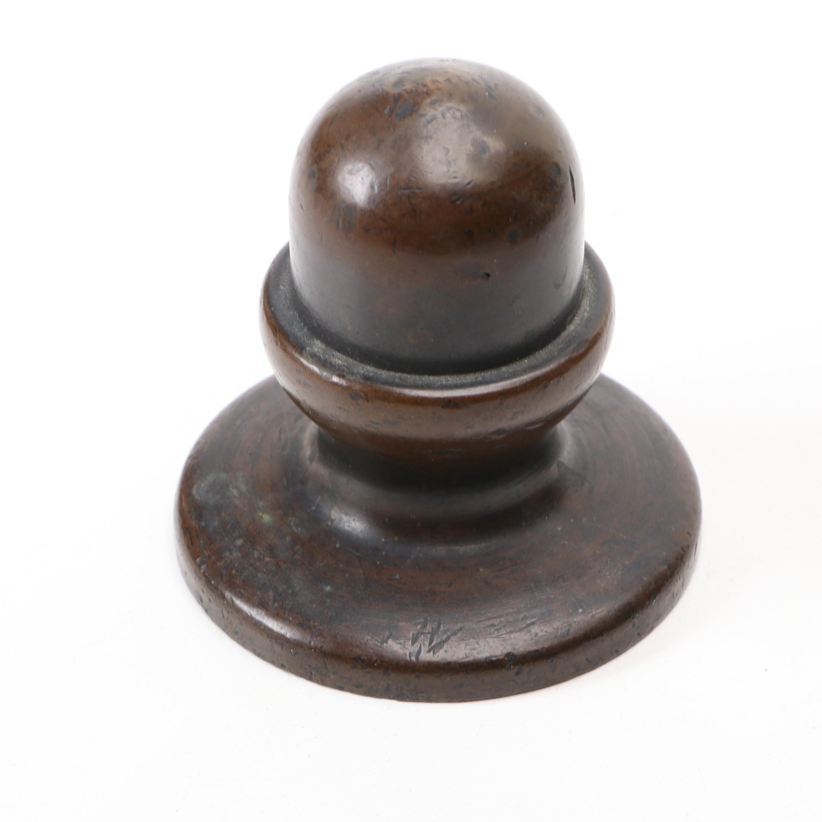 Arts and Crafts Style Hammered Copper Floral Box with Paperweight