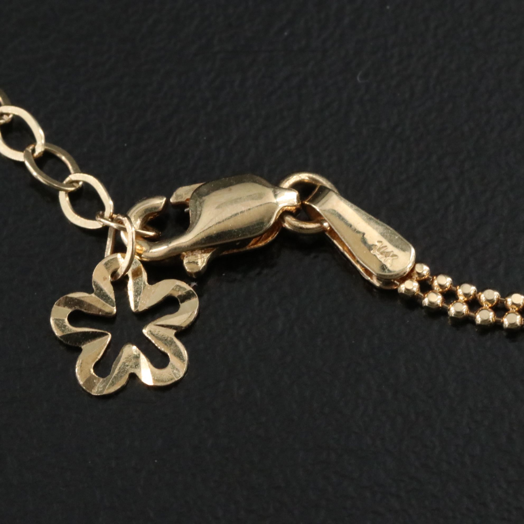14K Two-Tone Festoon Necklace