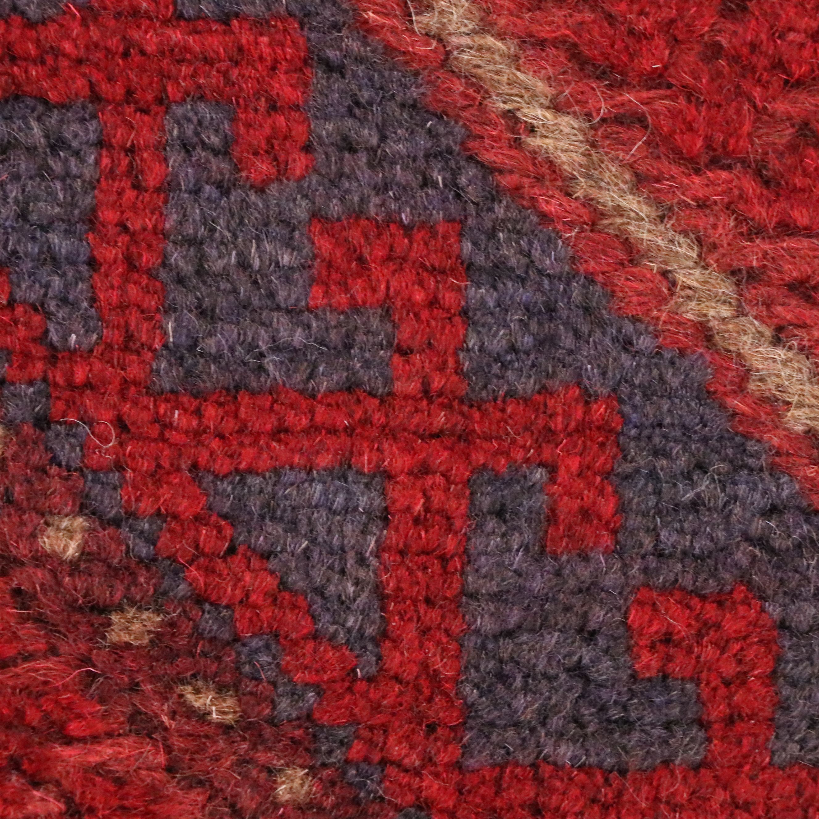 2'4 x 11'4 Handwoven Afghan Mashwani Carpet Runner