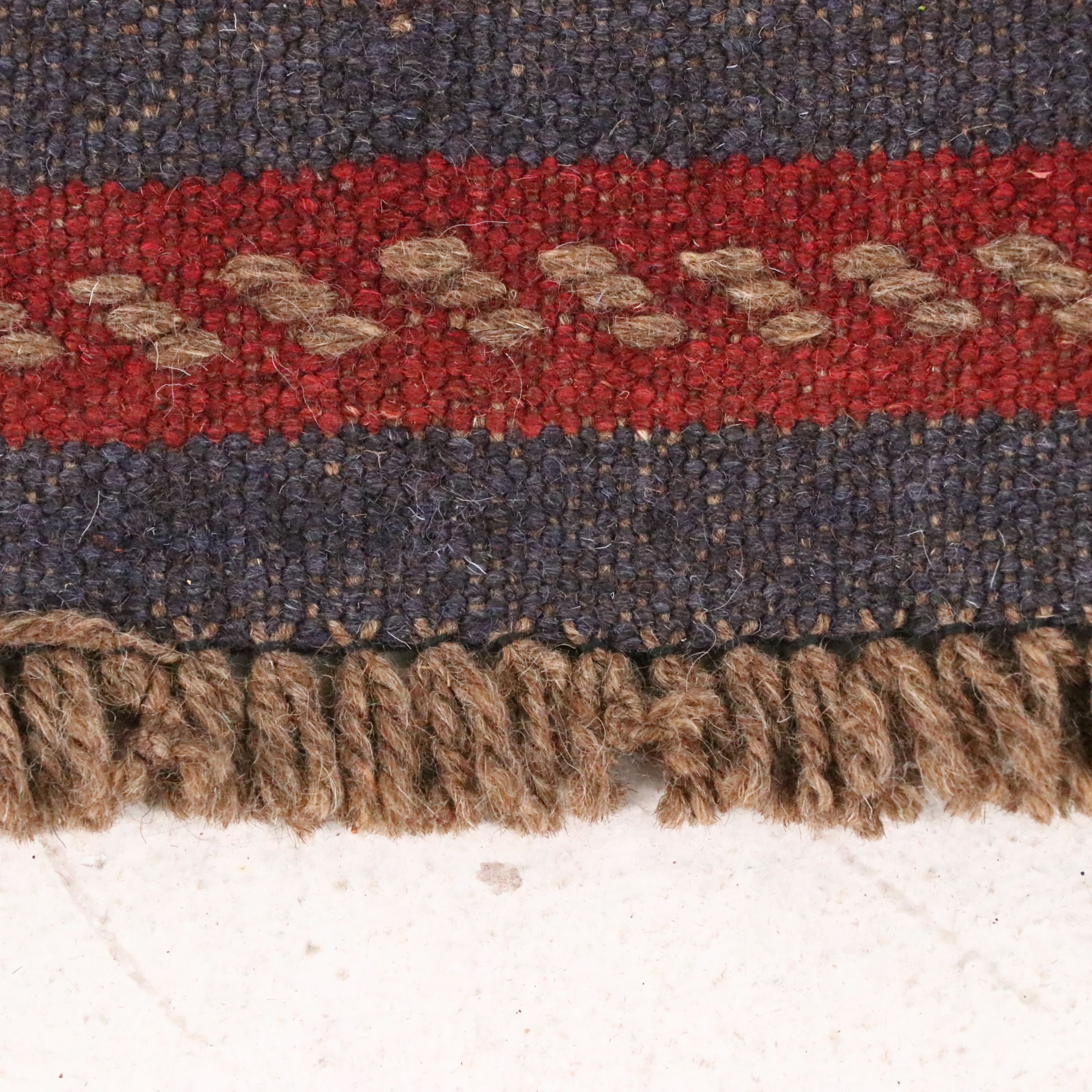 2'4 x 11'4 Handwoven Afghan Mashwani Carpet Runner