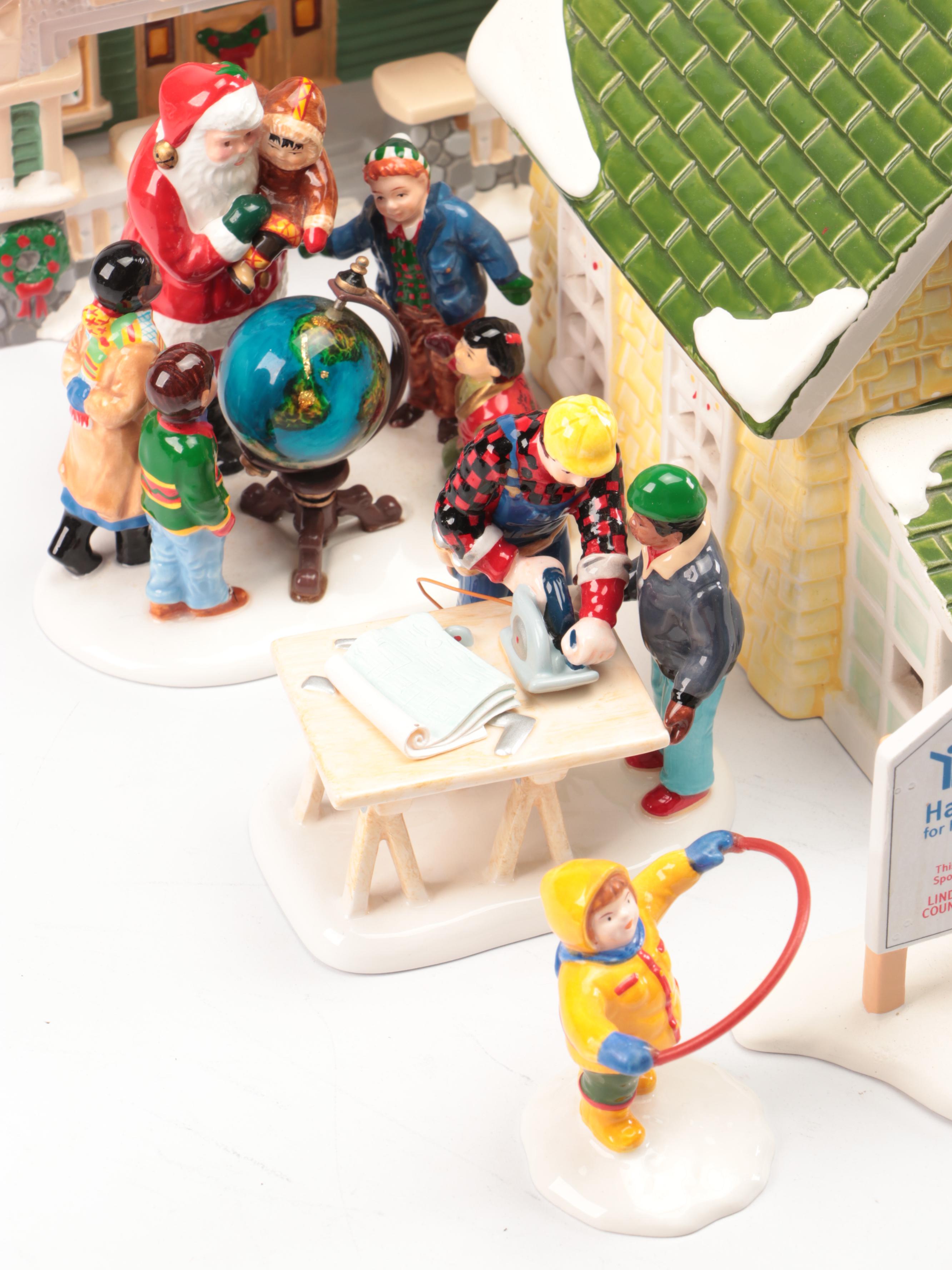 Department 56 "Craftsman Cottage"and More Snow Village Decor