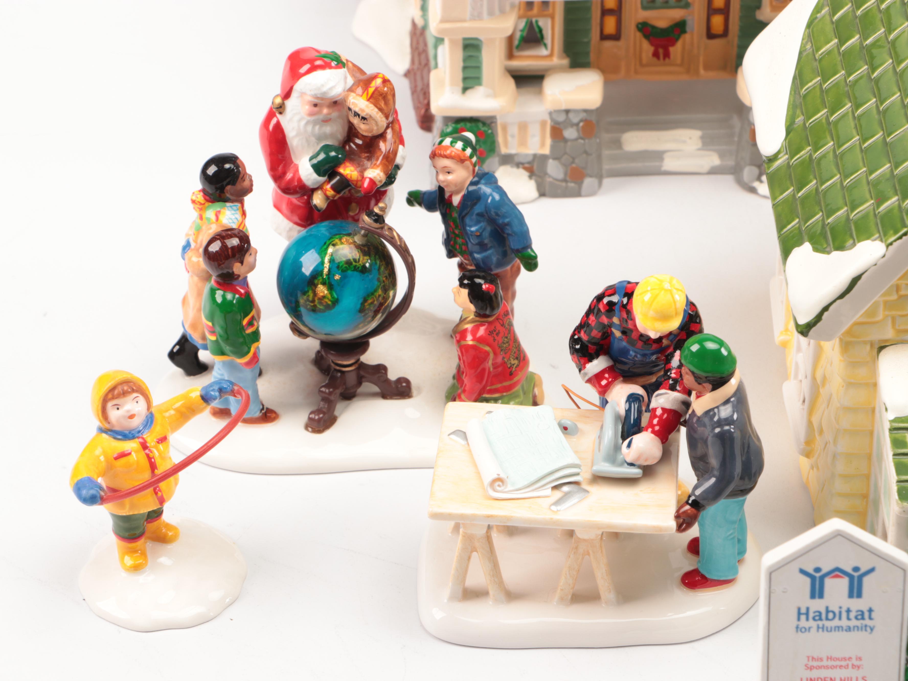 Department 56 "Craftsman Cottage"and More Snow Village Decor