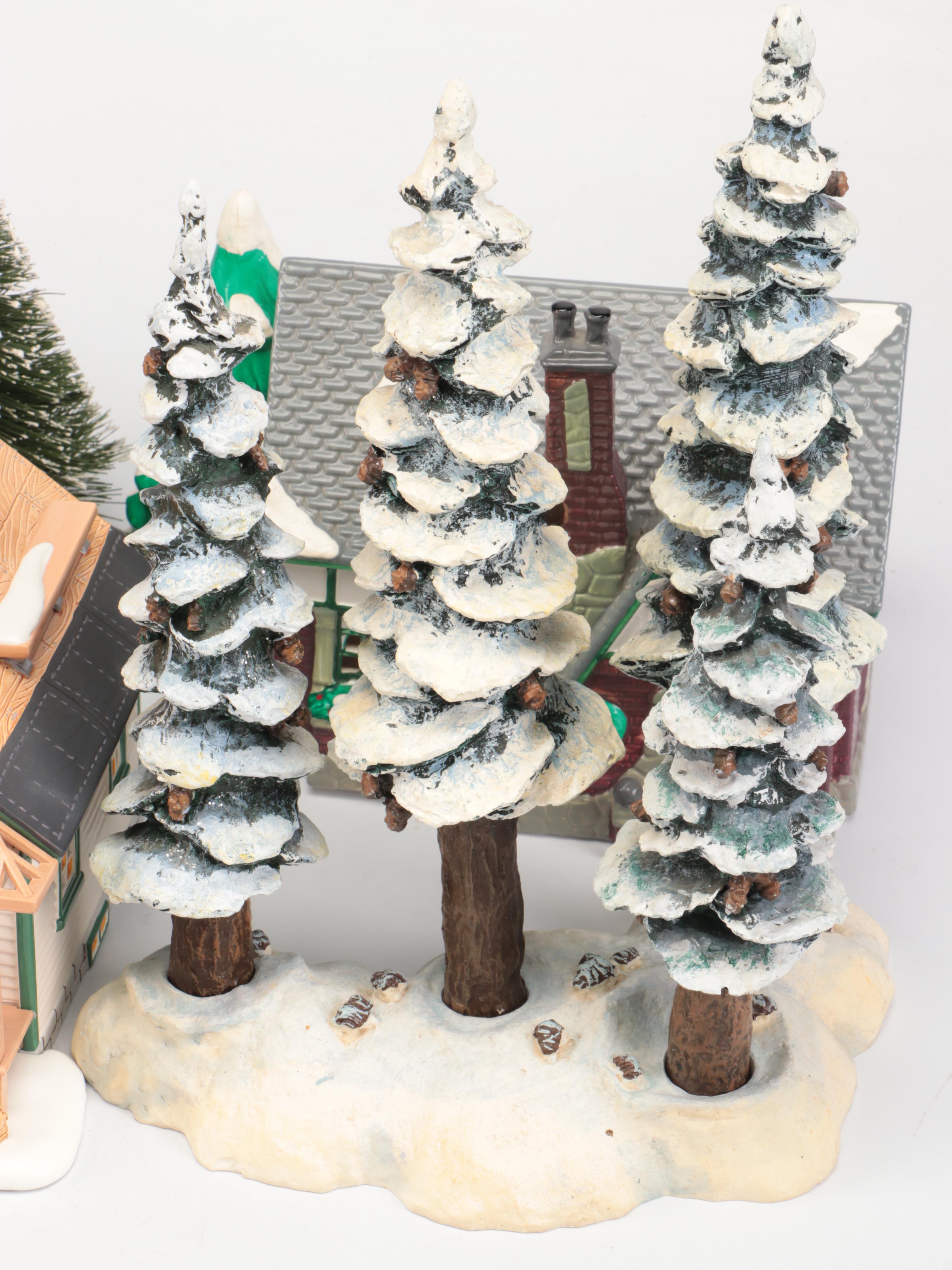 Department 56 "Craftsman Cottage"and More Snow Village Decor