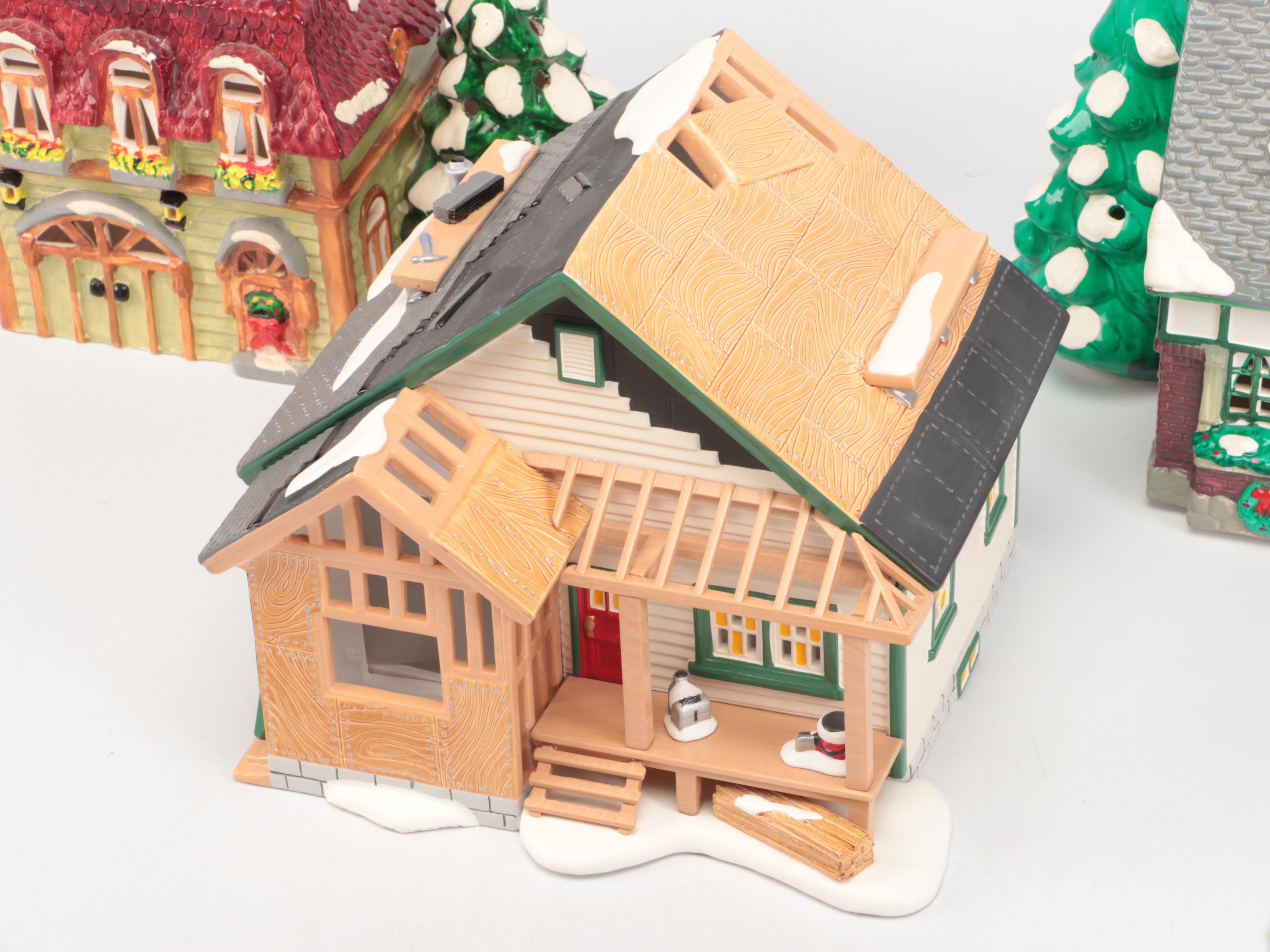 Department 56 "Craftsman Cottage"and More Snow Village Decor