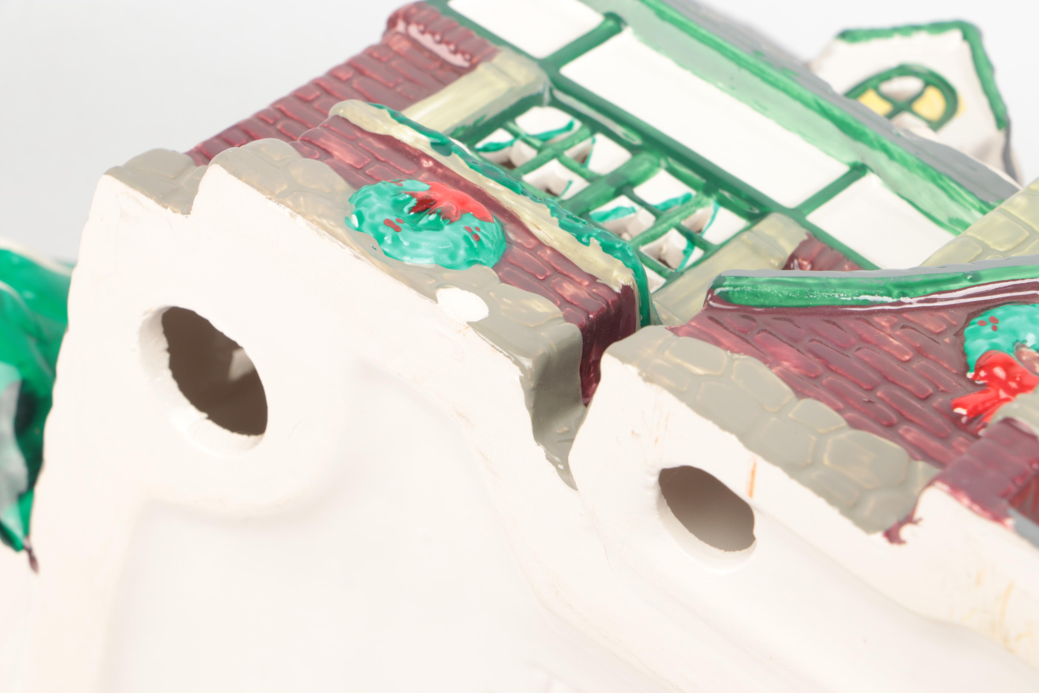 Department 56 "Craftsman Cottage"and More Snow Village Decor