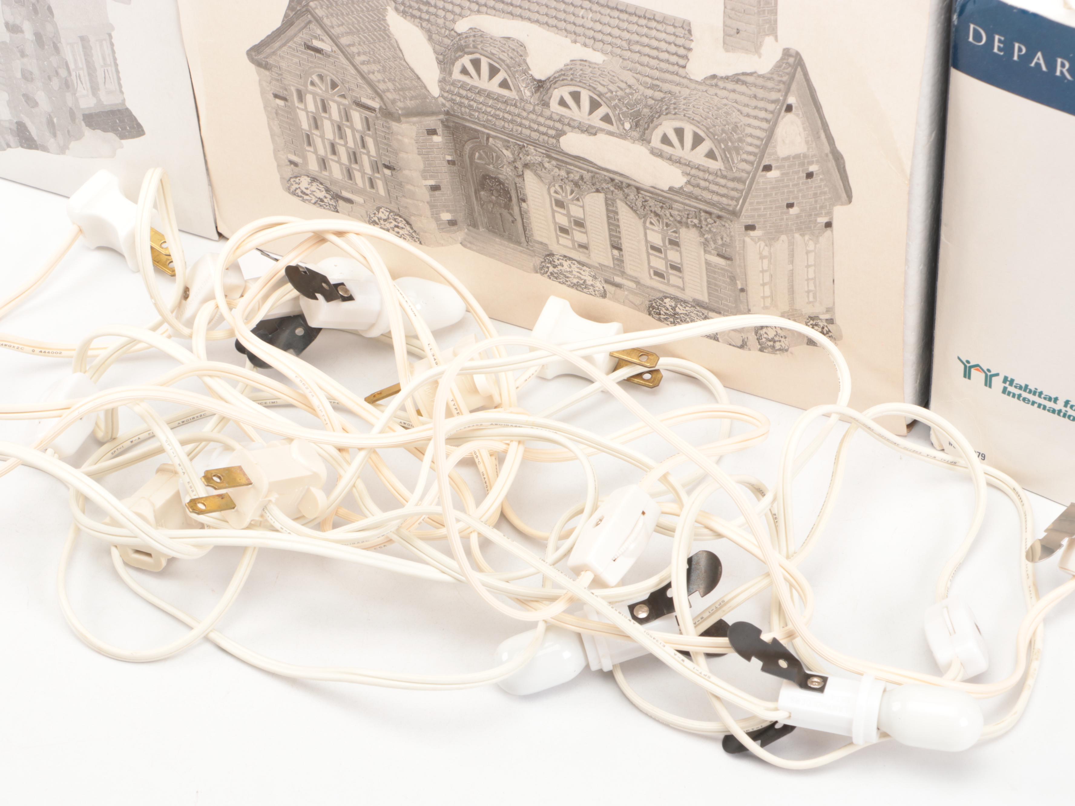 Department 56 "Craftsman Cottage"and More Snow Village Decor