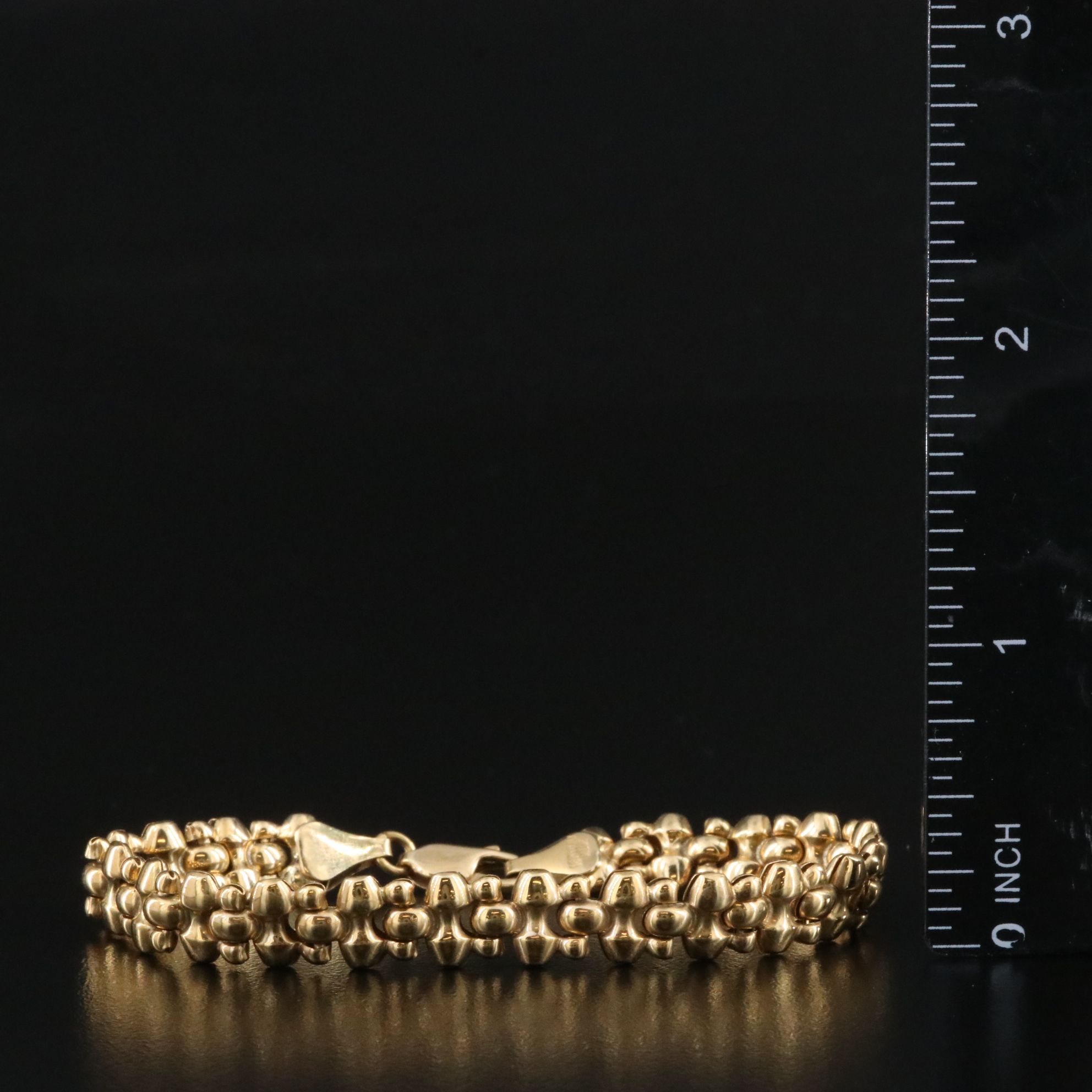Milor 18K Fancy Link Bracelet