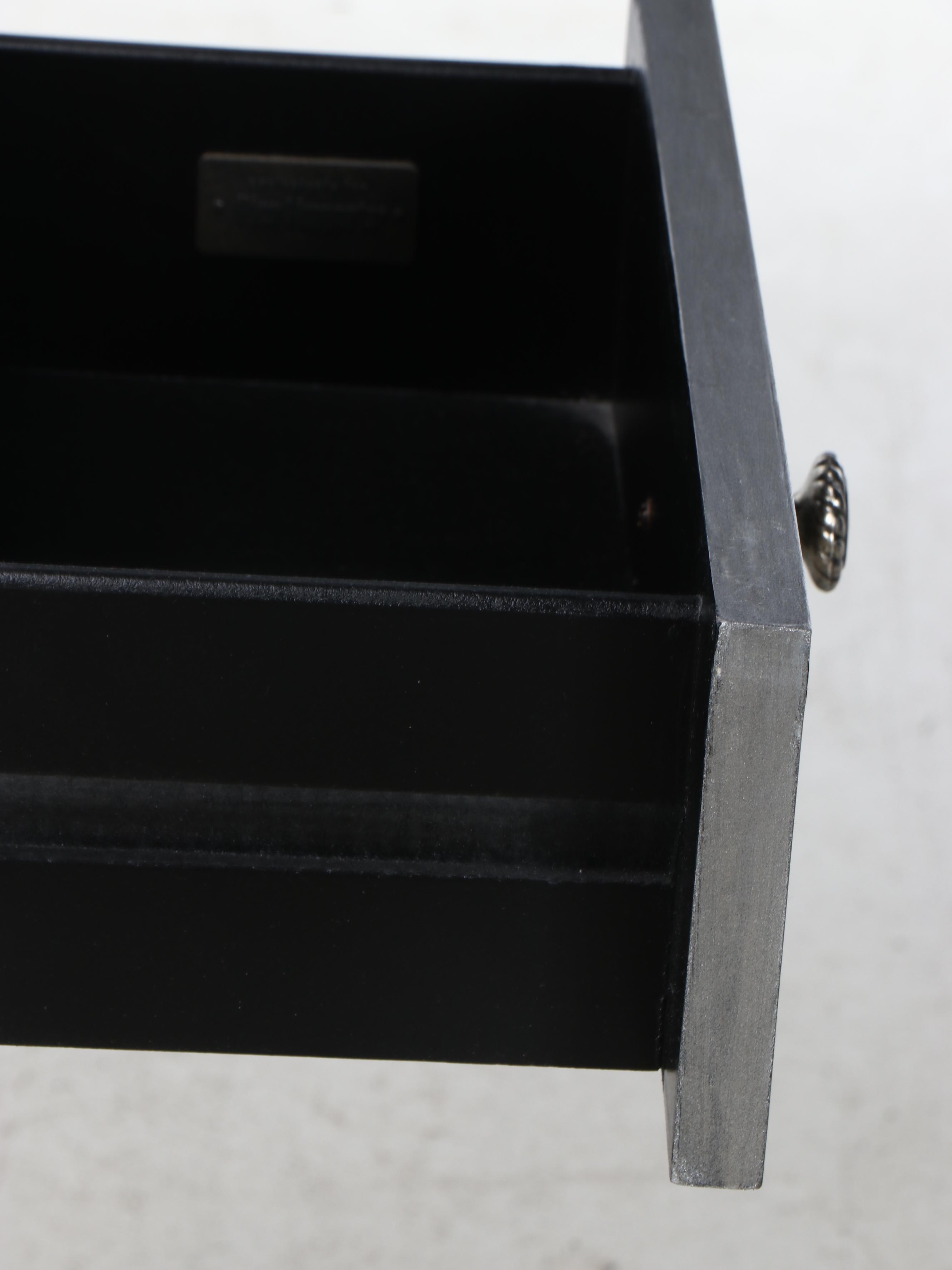 Pier 1 Mirrored Glass Single Drawer Nightstand