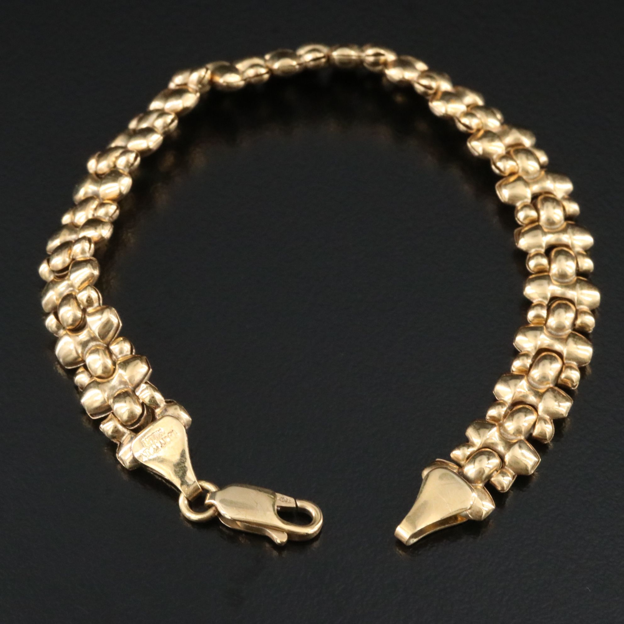 Milor 18K Fancy Link Bracelet