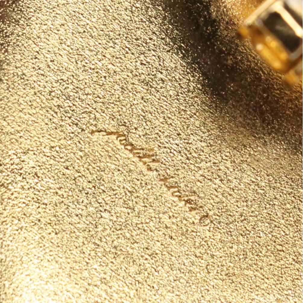 Judith Leiber Heart Crystal Sequin Pillbox