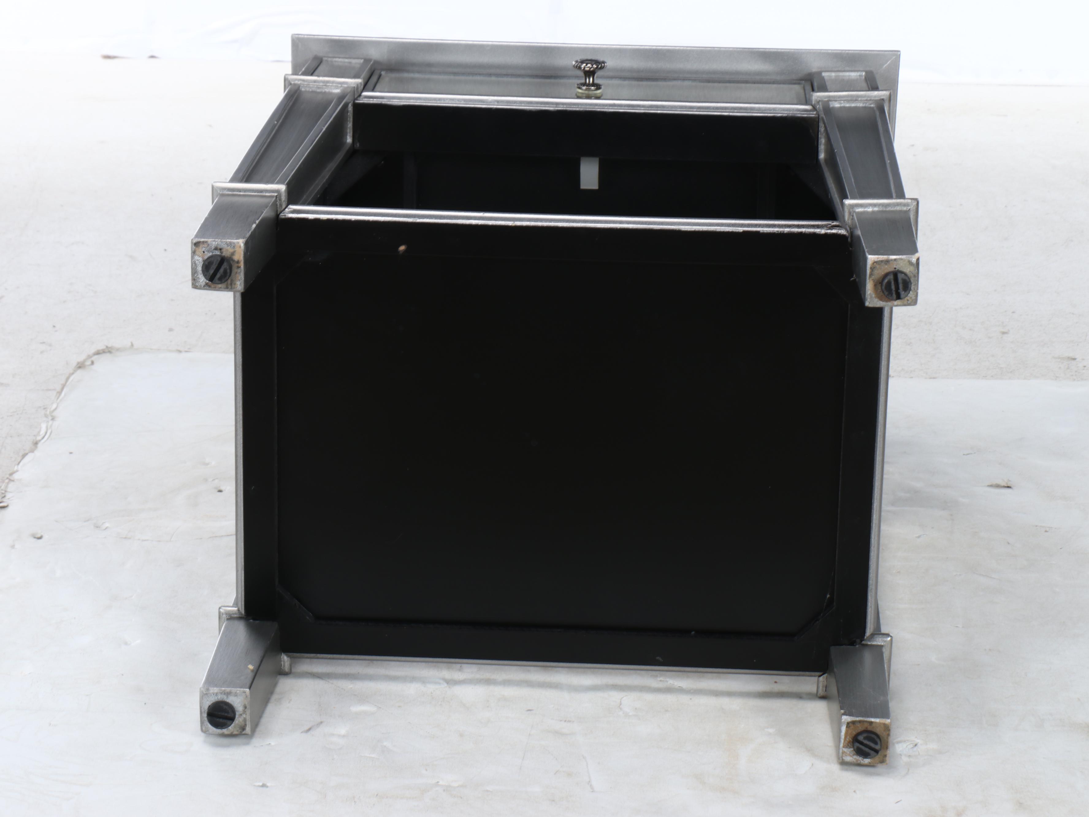 Pier 1 Mirrored Glass Single Drawer Nightstand