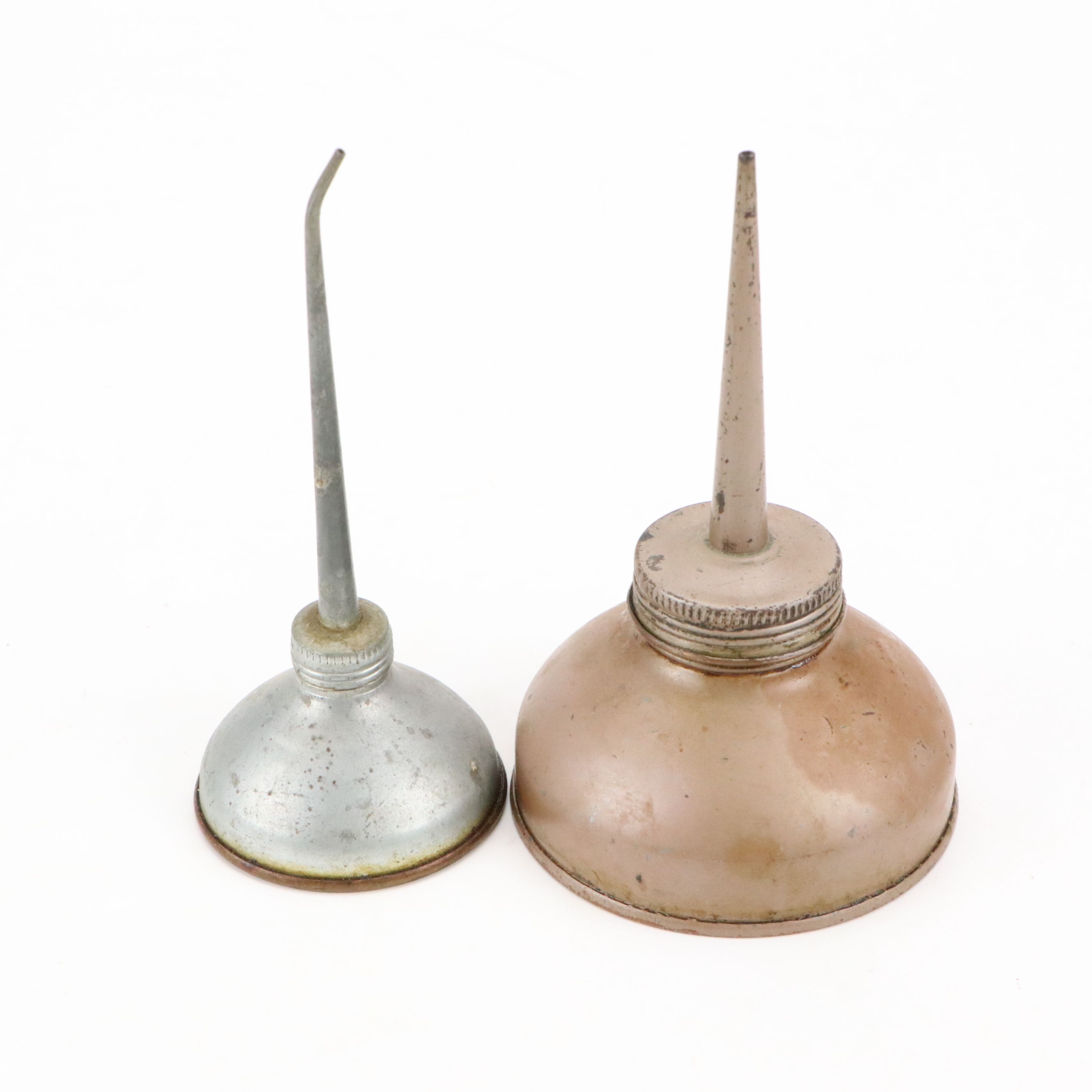 Collection of Metal Oil Cans, Early to Mid-20th Century