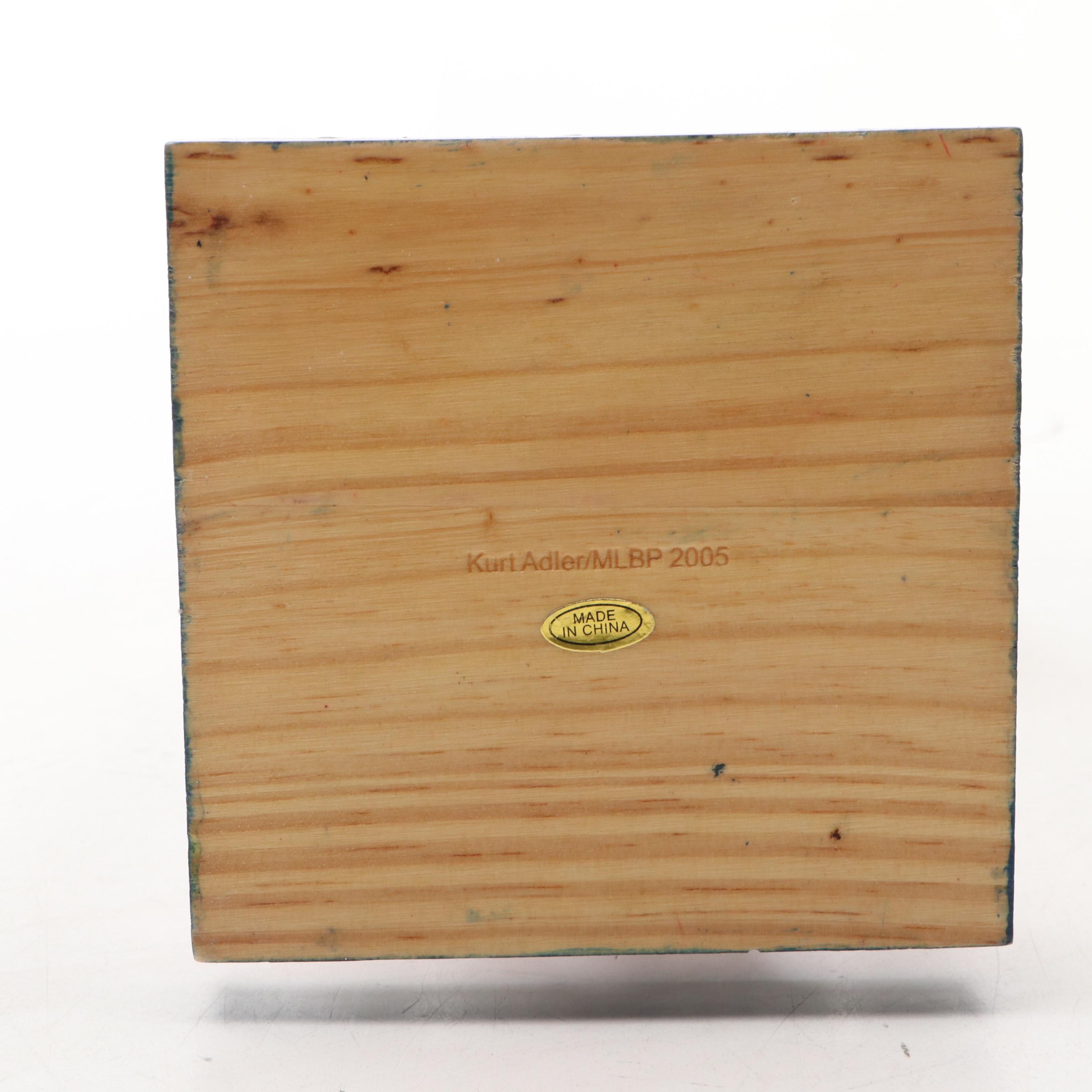 Kurt Adler Chicago Cubs Player Wood Nutcracker