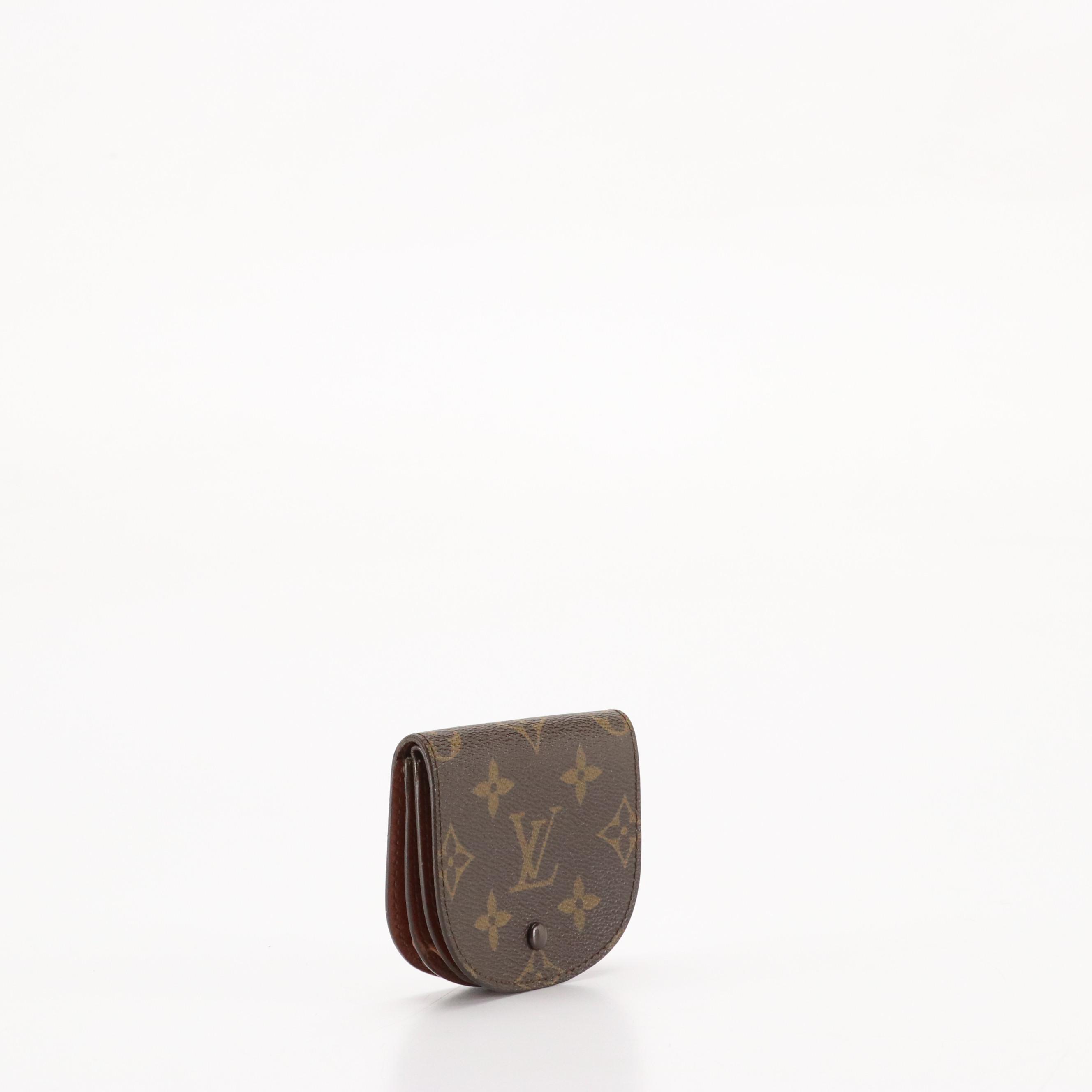 Louis Vuitton Porte-Monnaie Goussat Change Purse in Monogram Canvas