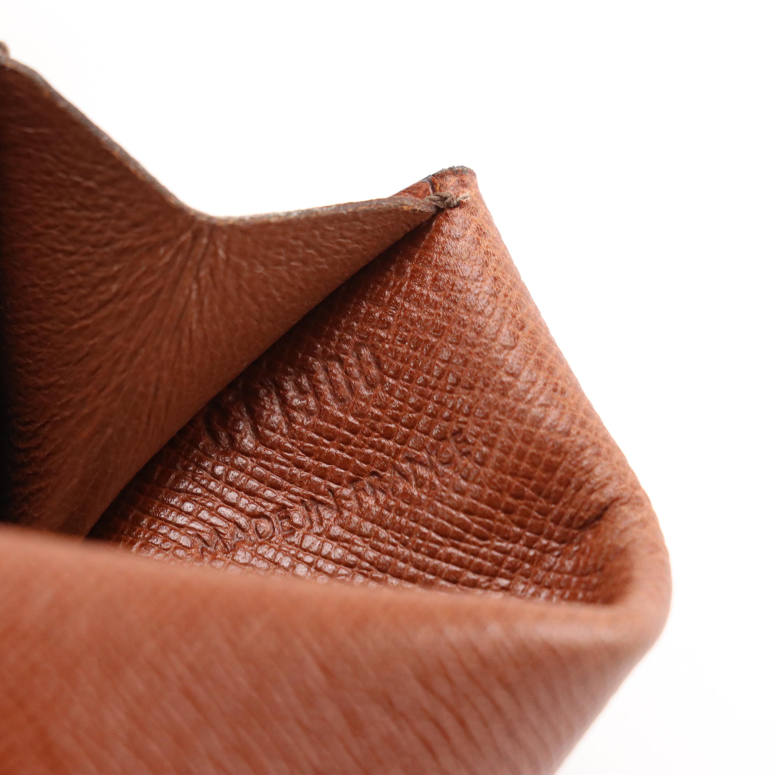 Louis Vuitton Porte-Monnaie Goussat Change Purse in Monogram Canvas