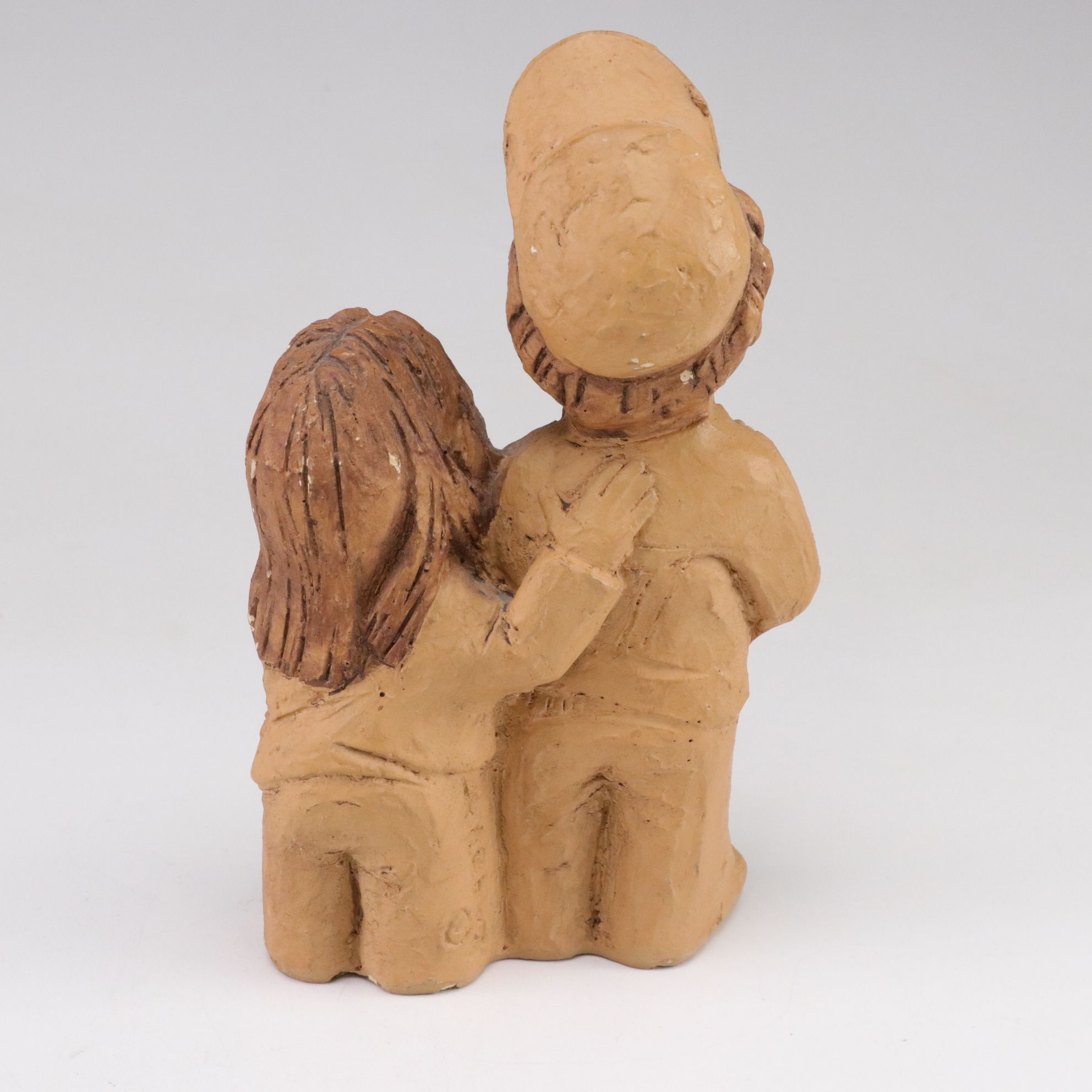 Lee Bortin and Fanny King Plaster Figurines of Children Playing Baseball