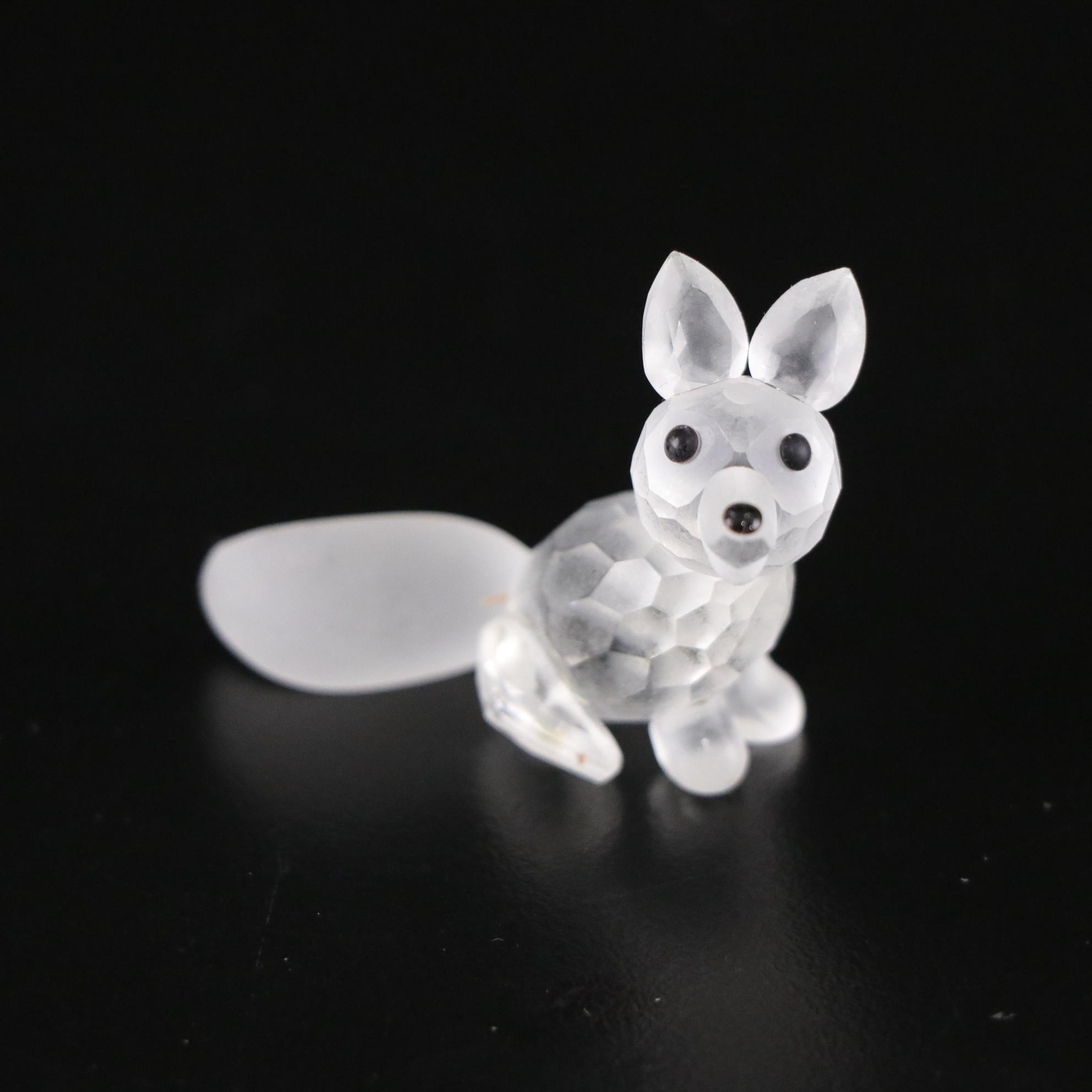 Swarovski Crystal Figurines and Tyrone Crystal US Air Force Paperweight