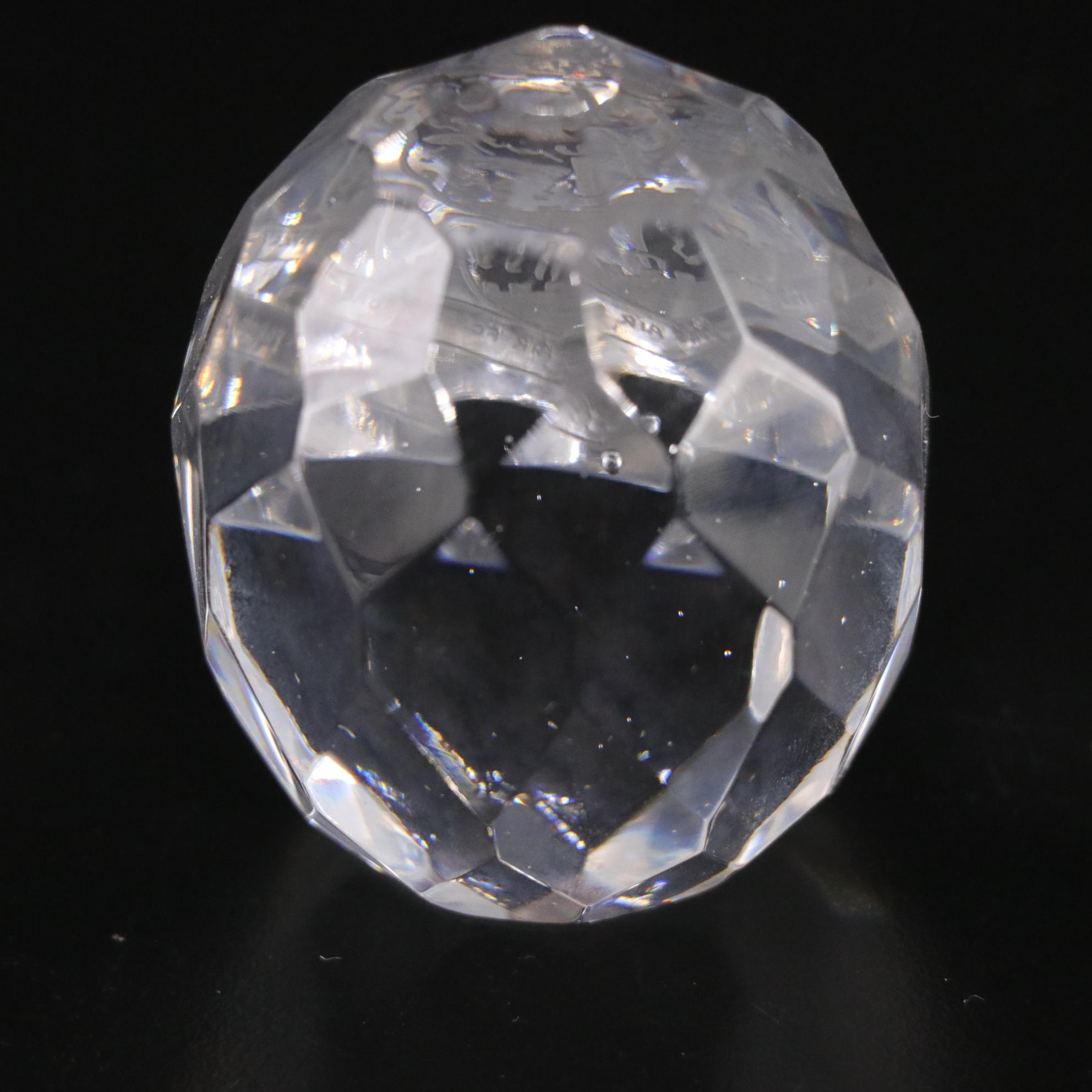 Swarovski Crystal Figurines and Tyrone Crystal US Air Force Paperweight