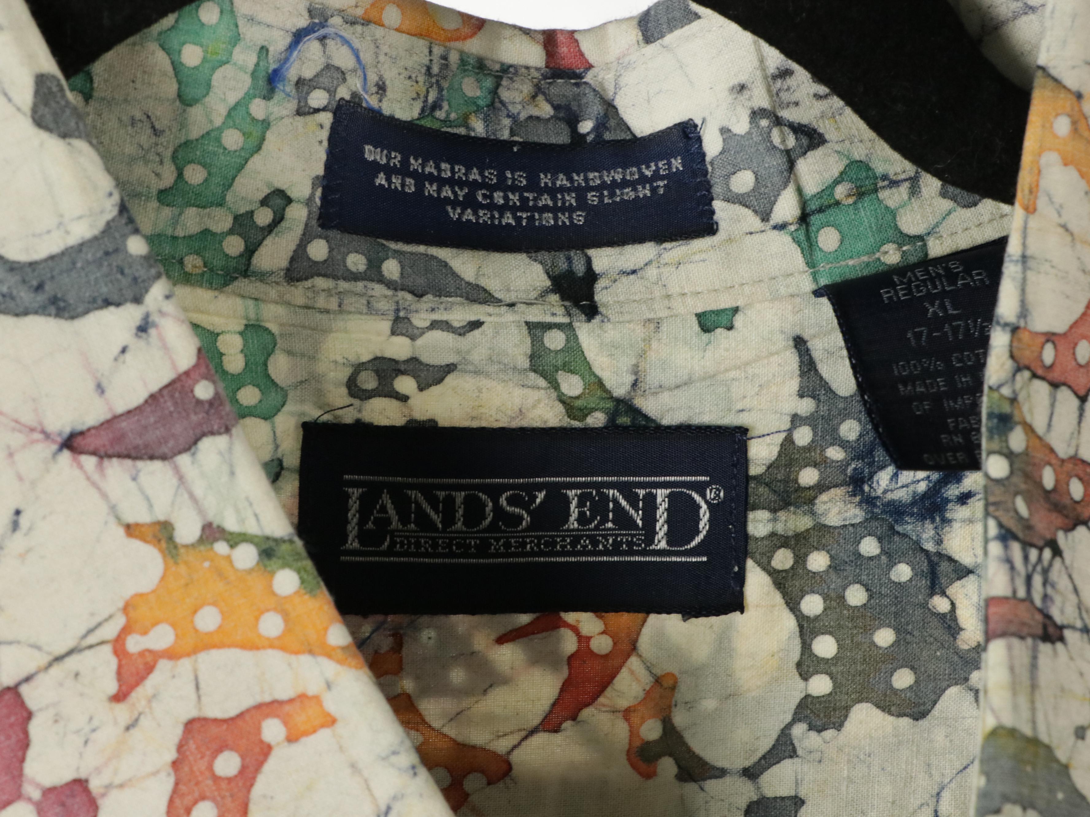 Men's Polo by Ralph Lauren, Tommy Hilfiger, & Land's End Short-Sleeve Button Ups