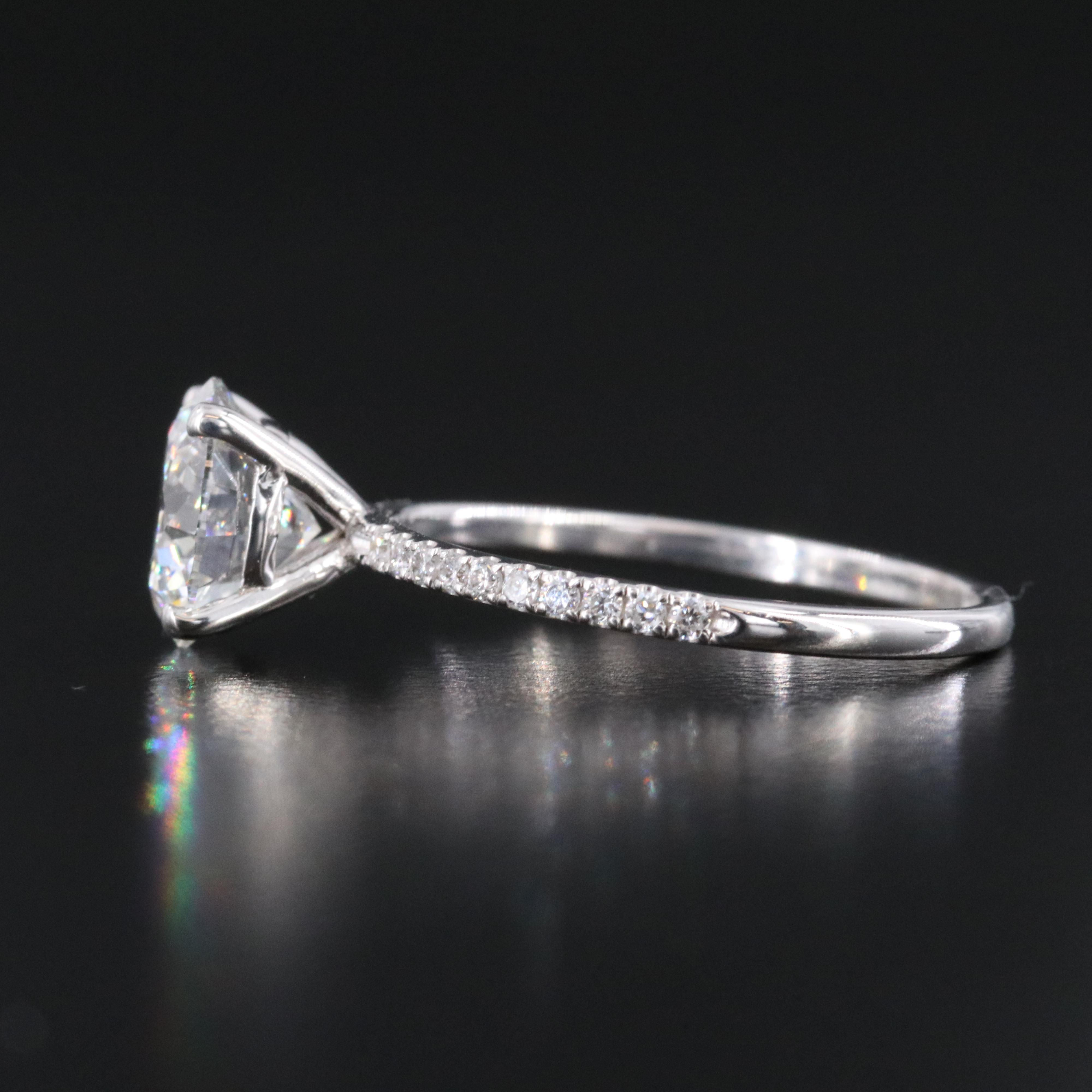 18K 2.15 CTW Lab Grown Diamond Ring with IGI Report