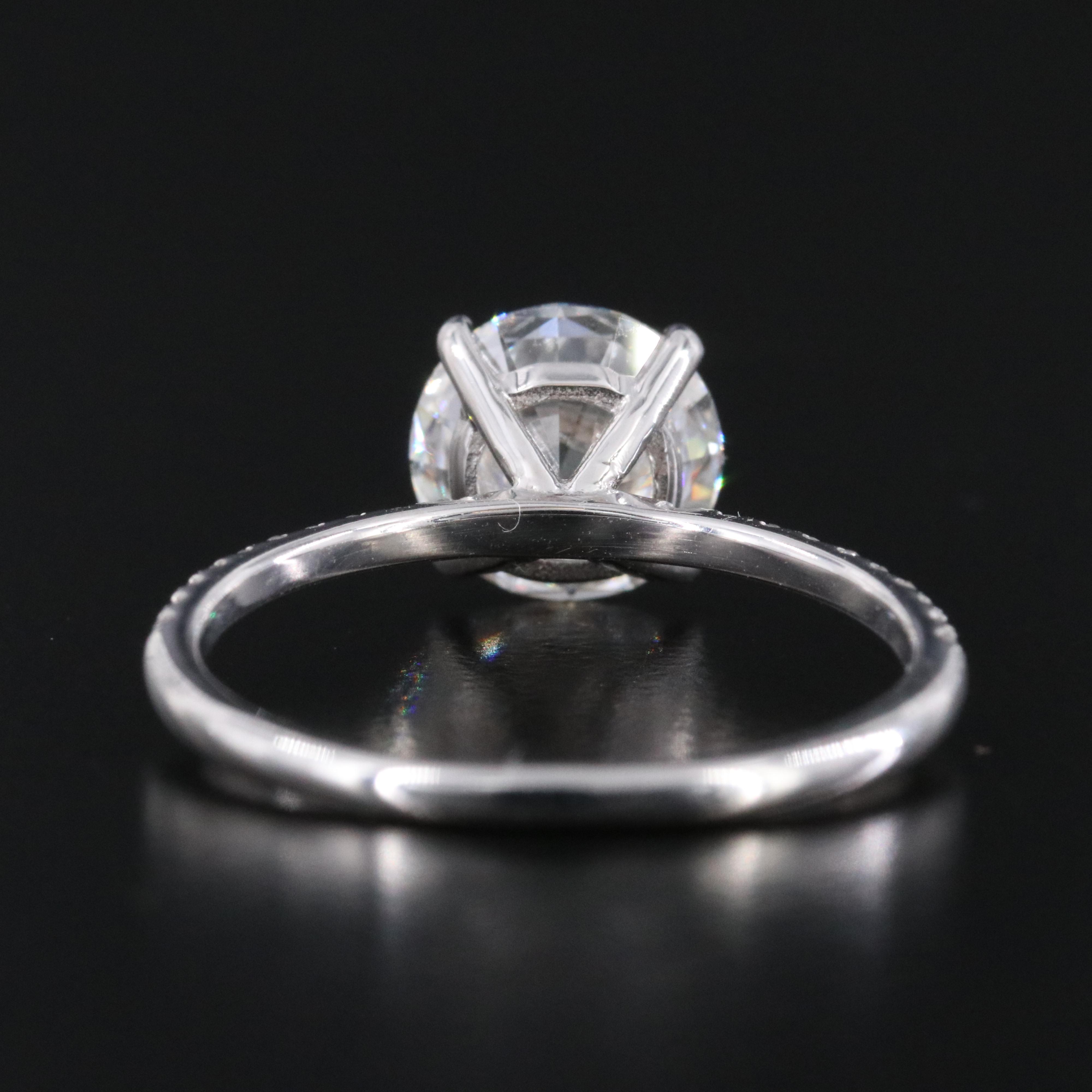 18K 2.15 CTW Lab Grown Diamond Ring with IGI Report