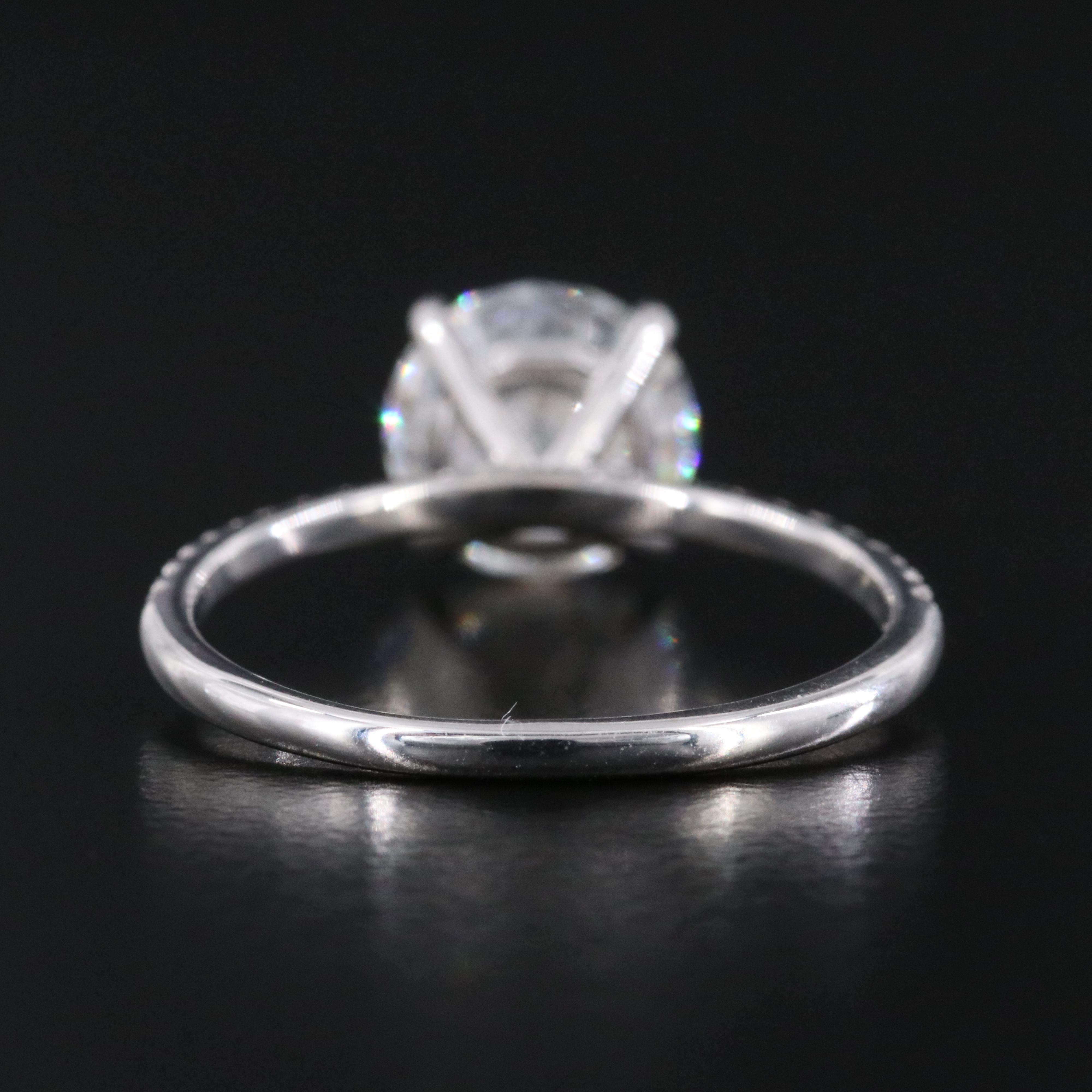 18K 2.15 CTW Lab Grown Diamond Ring with IGI Report