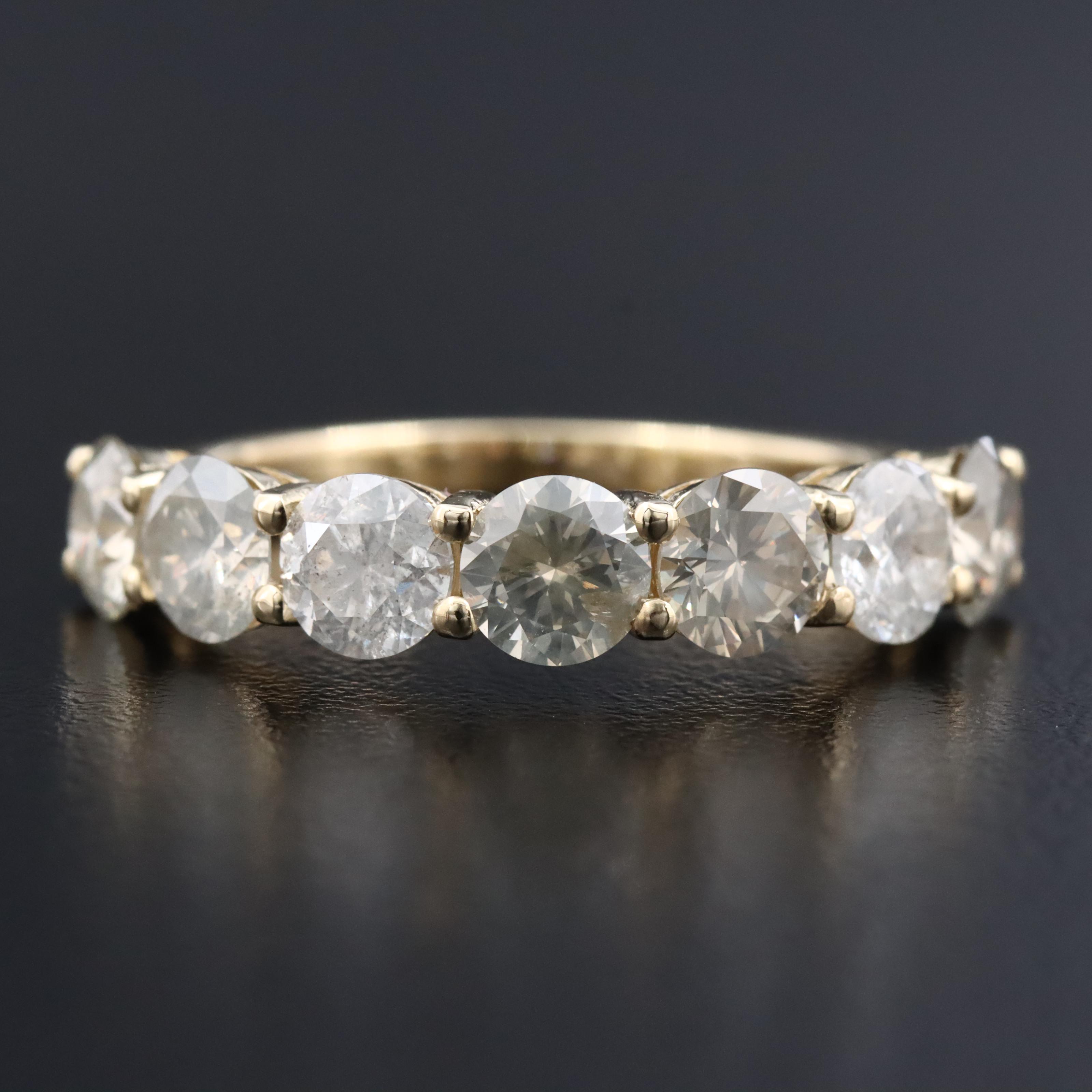 14K 3.00 CTW Diamond Ring with IGI Report