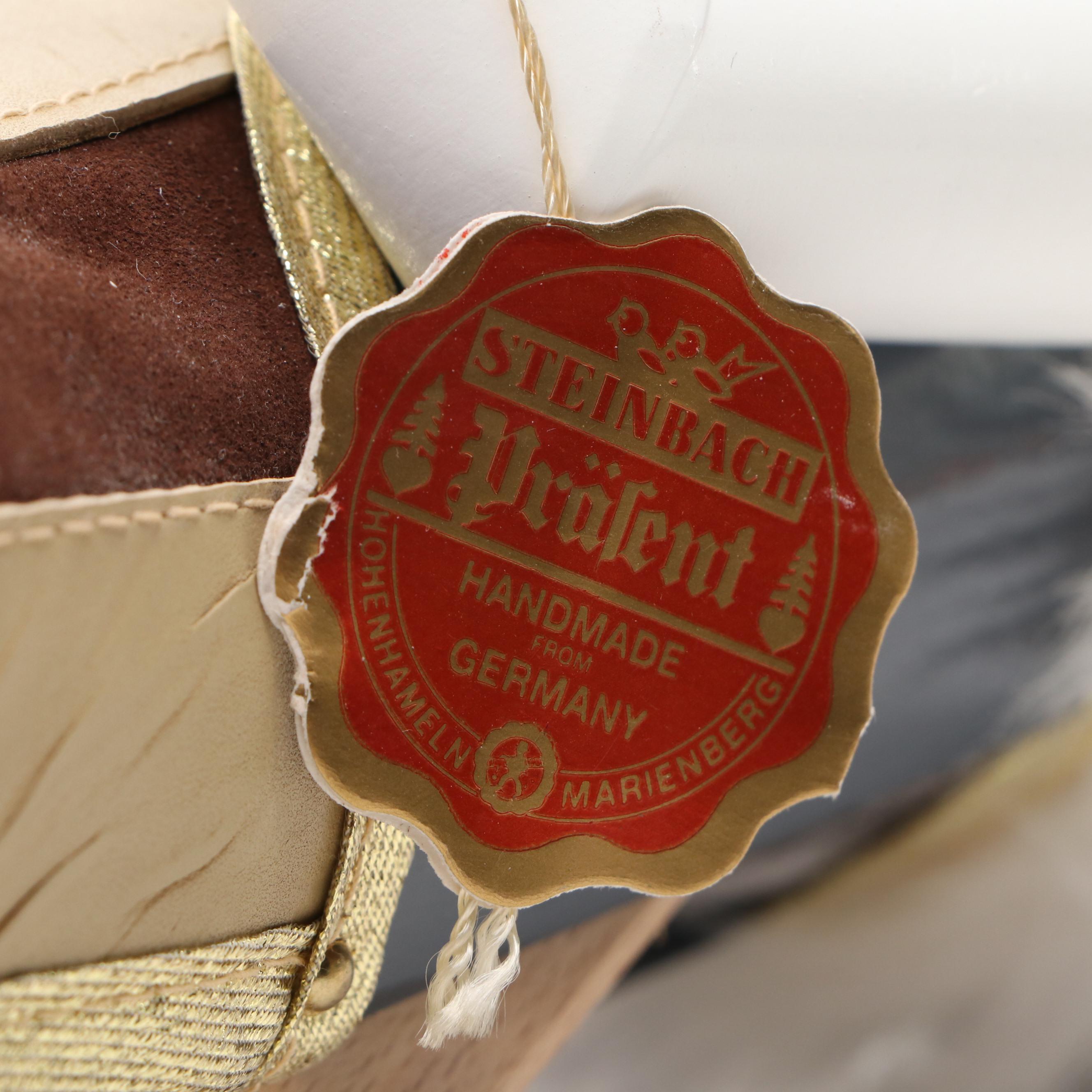 Steinbach "Good Old Mark" Last German Coin and Brewmaster Wood Nutcrackers