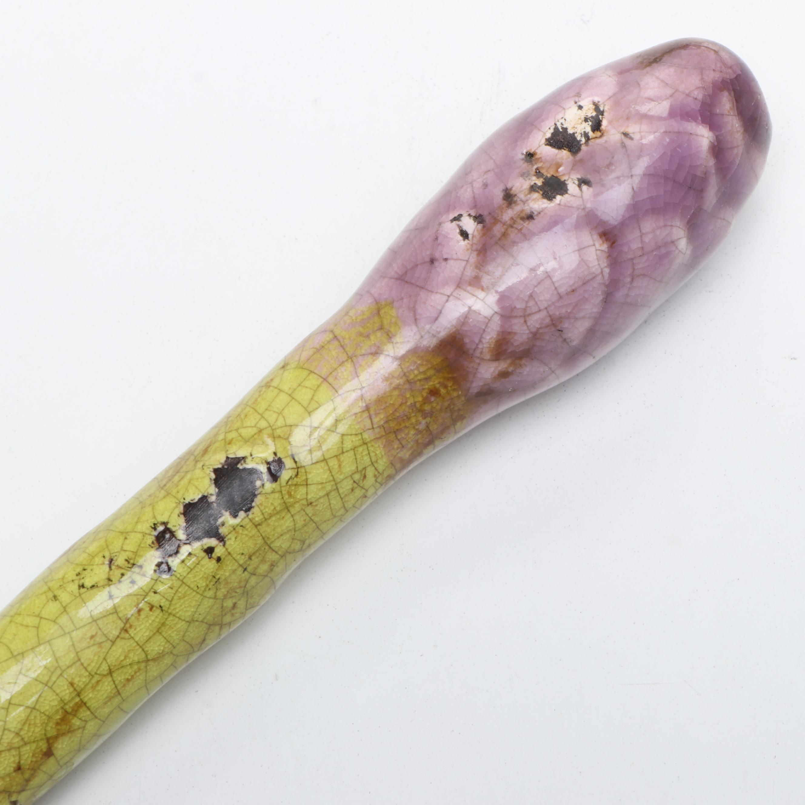 Bordello Pinheiro Large Cabbage Bowl with Majolica Asparagus and Serving Dishes