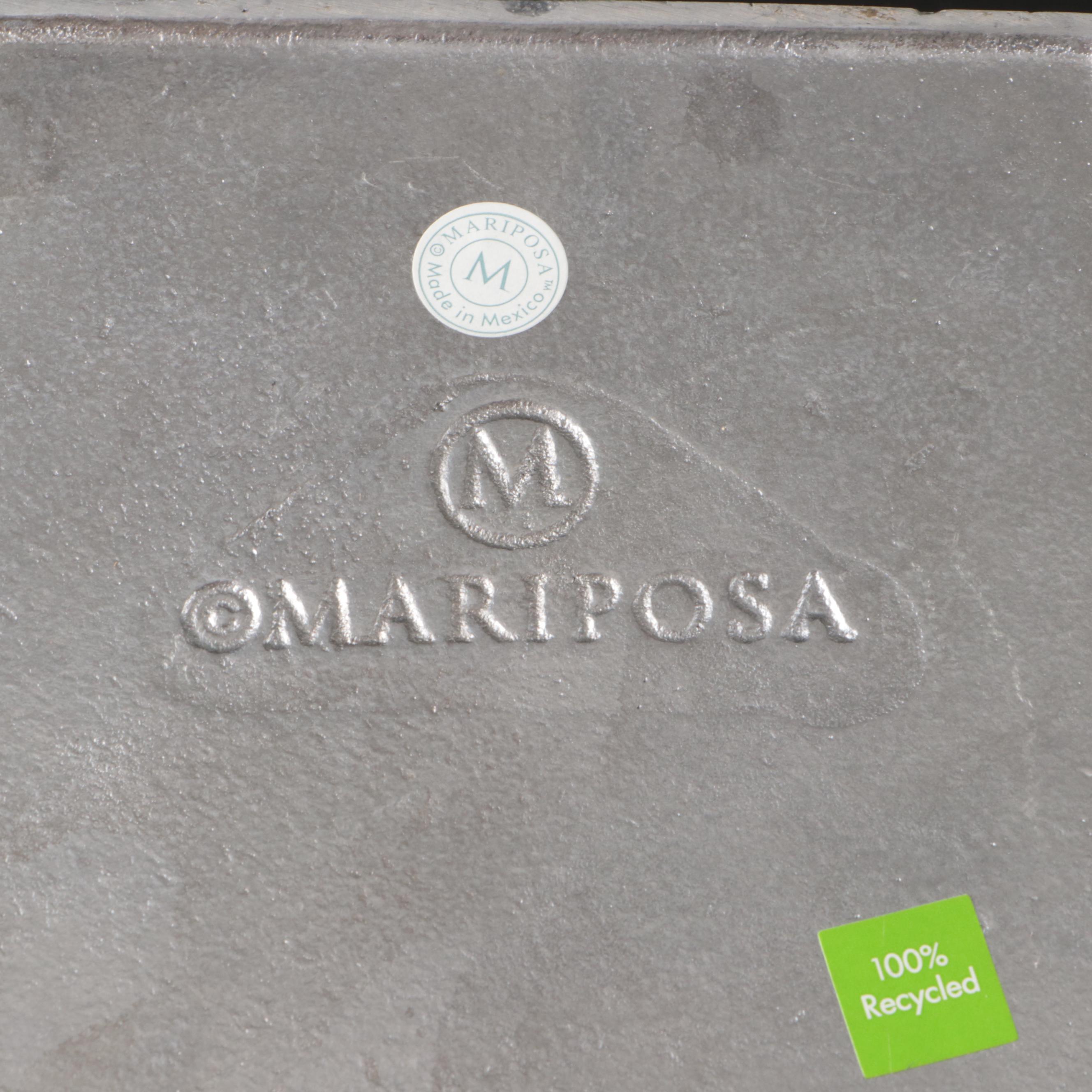 Artale Italian Handled Pewter Serving Dish and More Metal Serveware