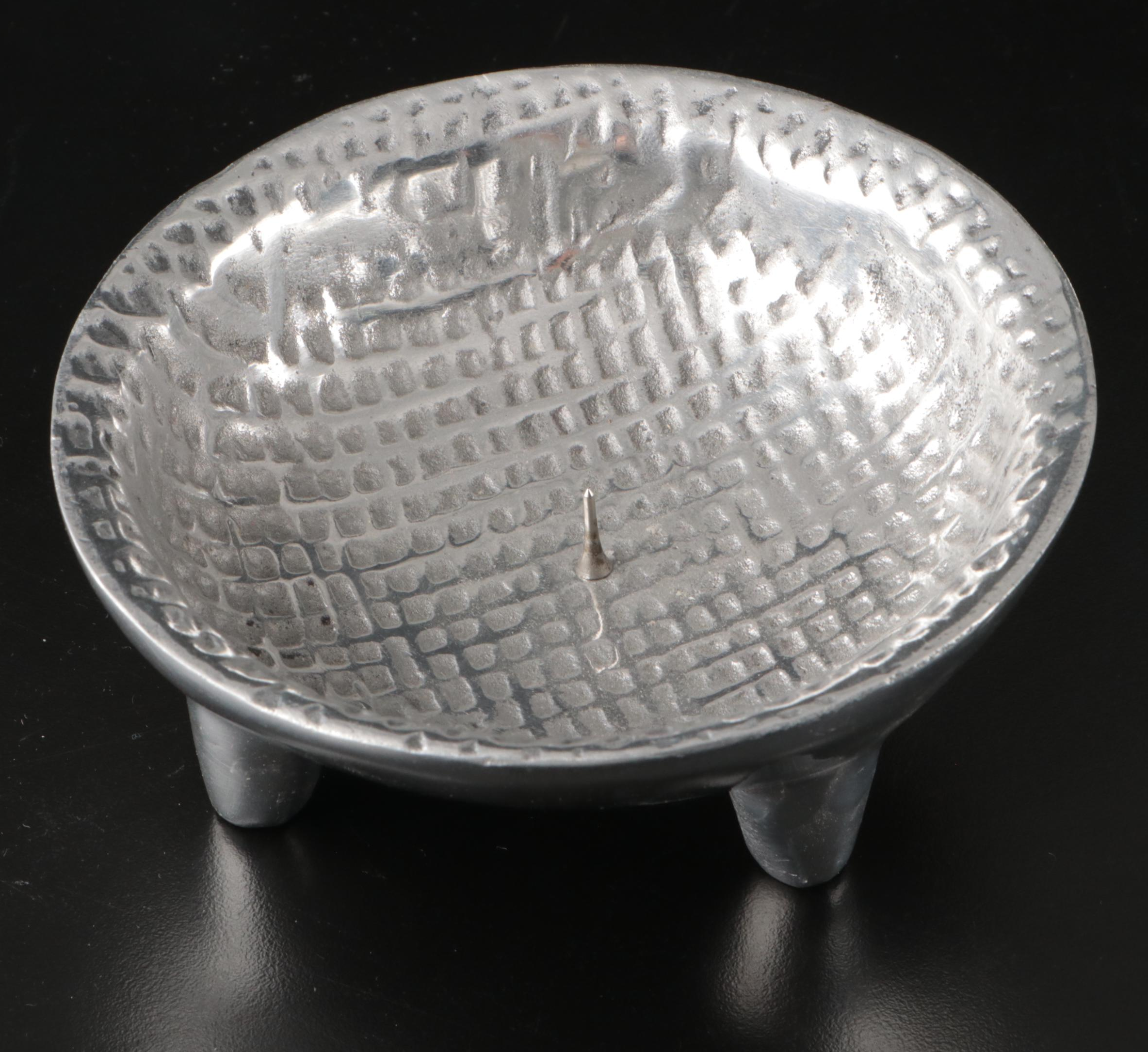 Artale Italian Handled Pewter Serving Dish and More Metal Serveware