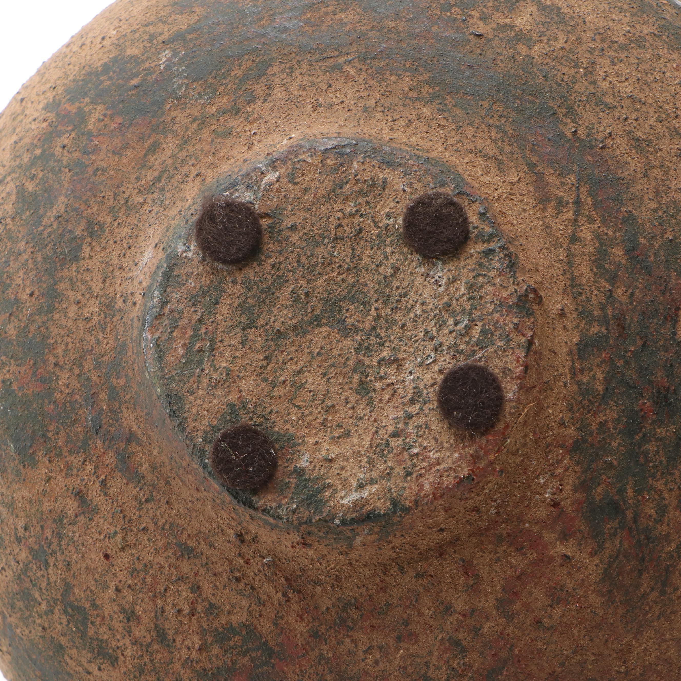 Greco Roman Style Earthenware Wine Jug and Vessel