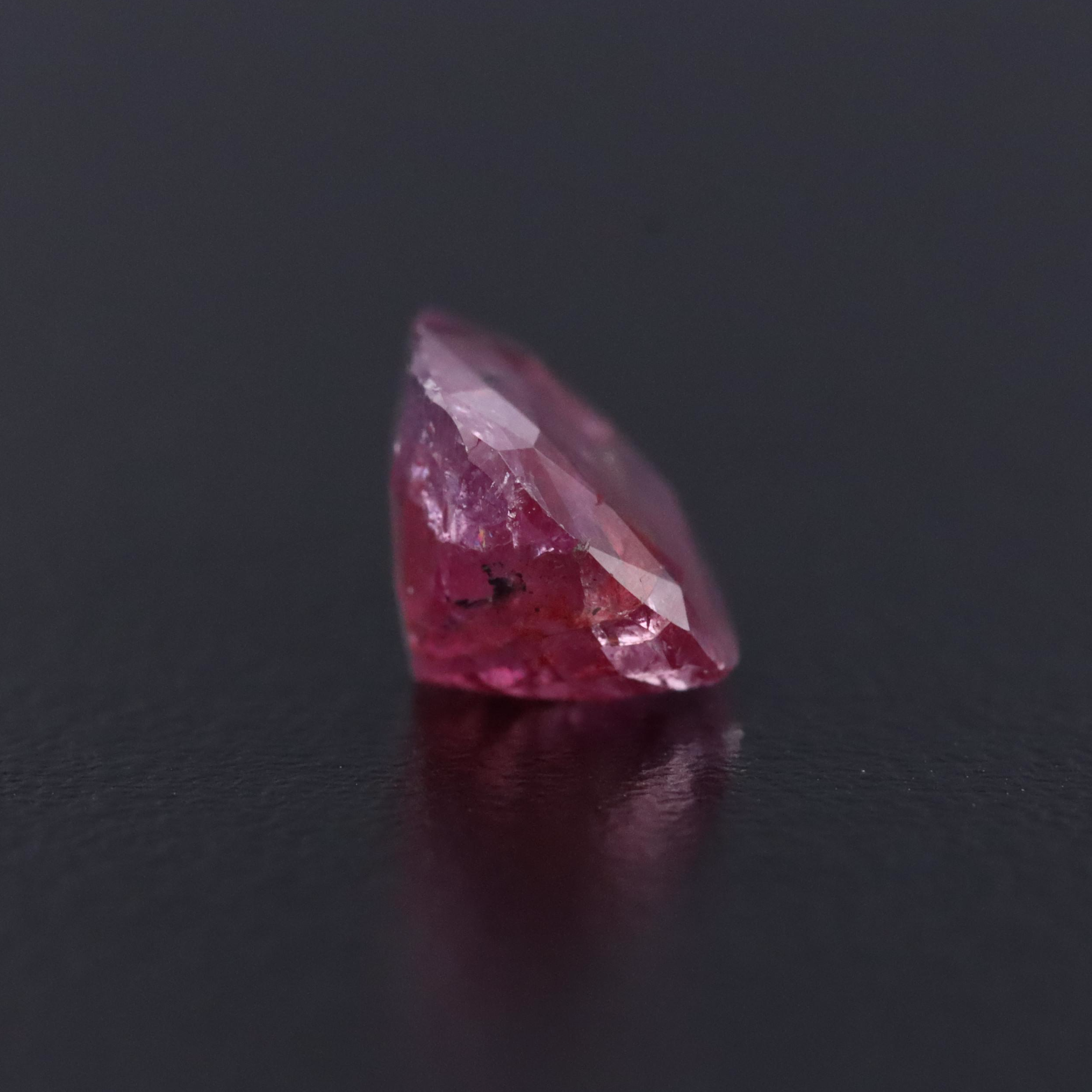 Loose 3.87 CT Unheated Kashmir Sapphire with GIA Report