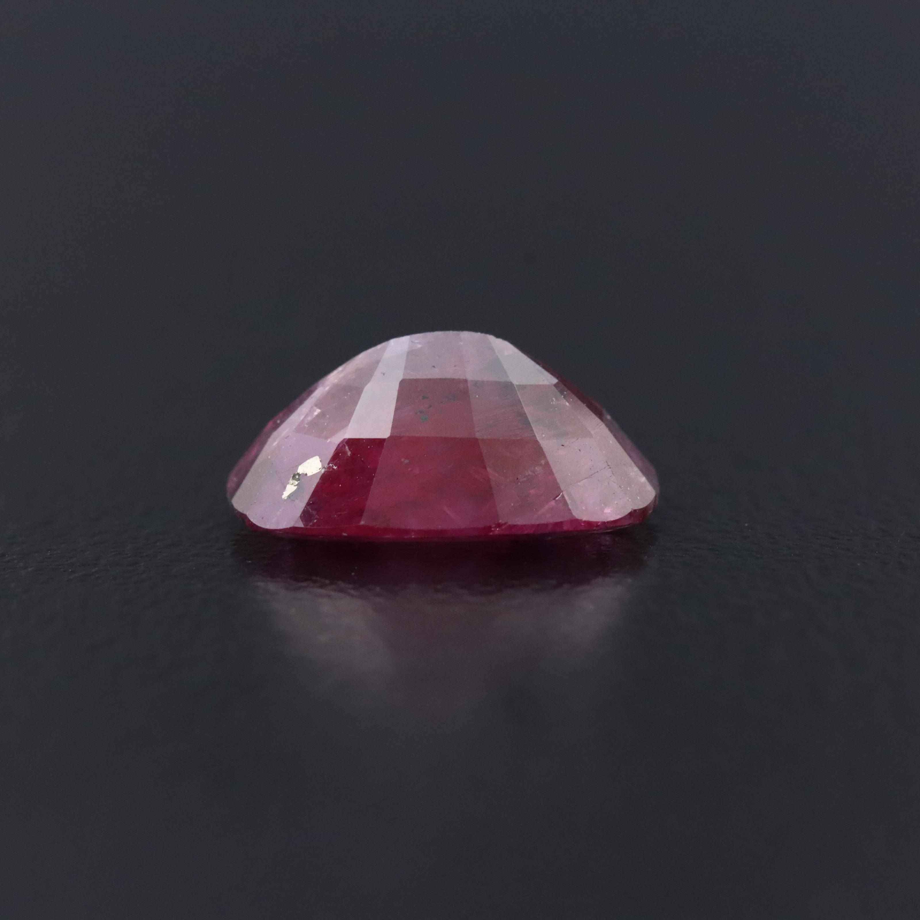 Loose 3.87 CT Unheated Kashmir Sapphire with GIA Report